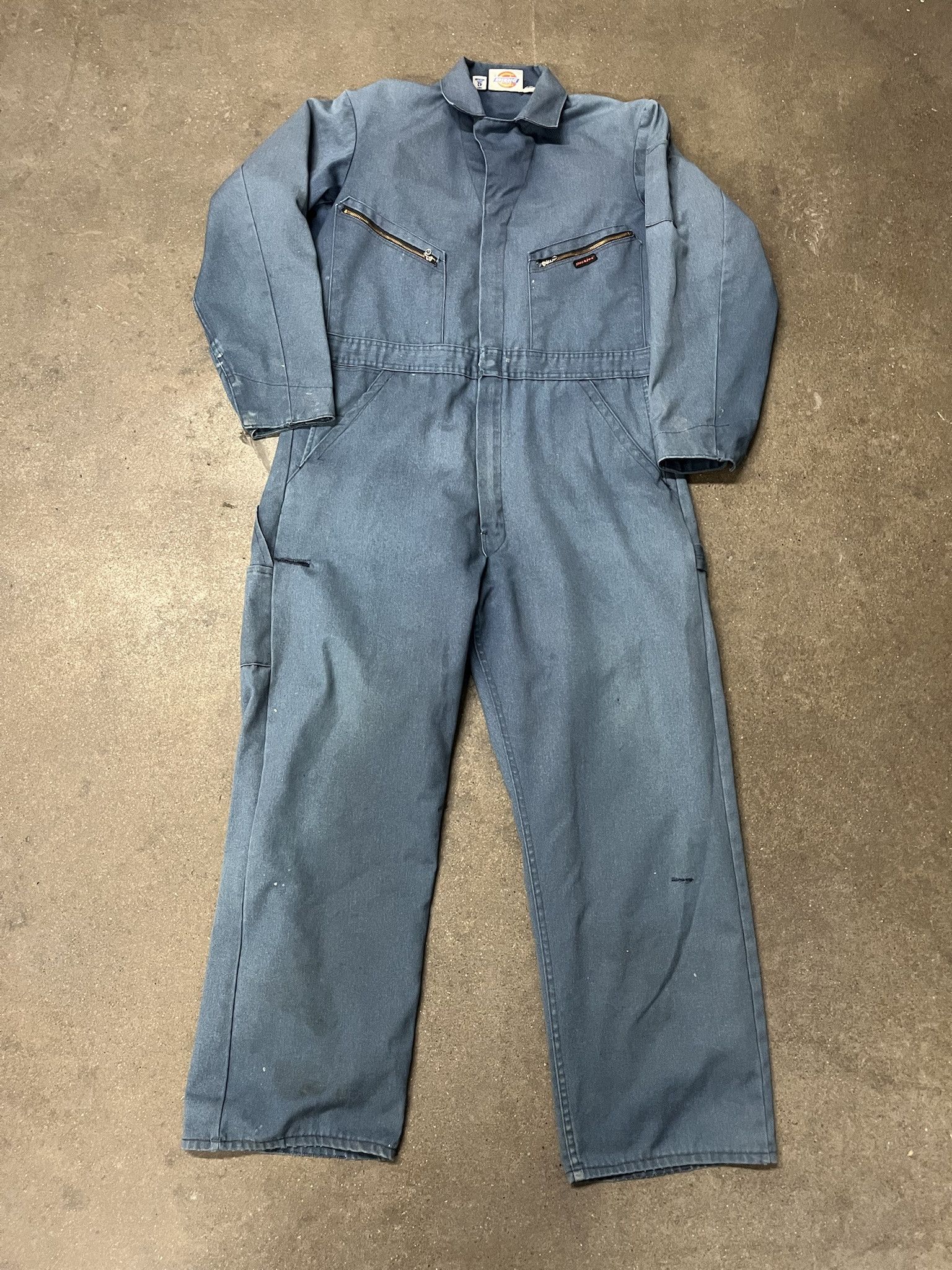 Vintage 2000s Blue Dickies Full Zip Coverall Mechanic Suit Size L