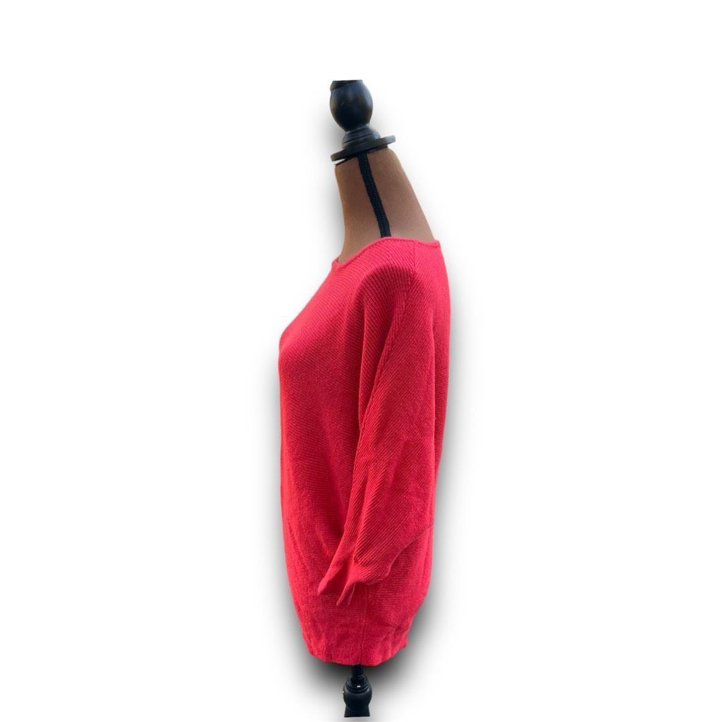 Ellen Tracy Ellen Tracy Poppy Ribbed Oversized Sweater Dolman Style Slee Size S / US 4 / IT 40 - 2 Thumbnail