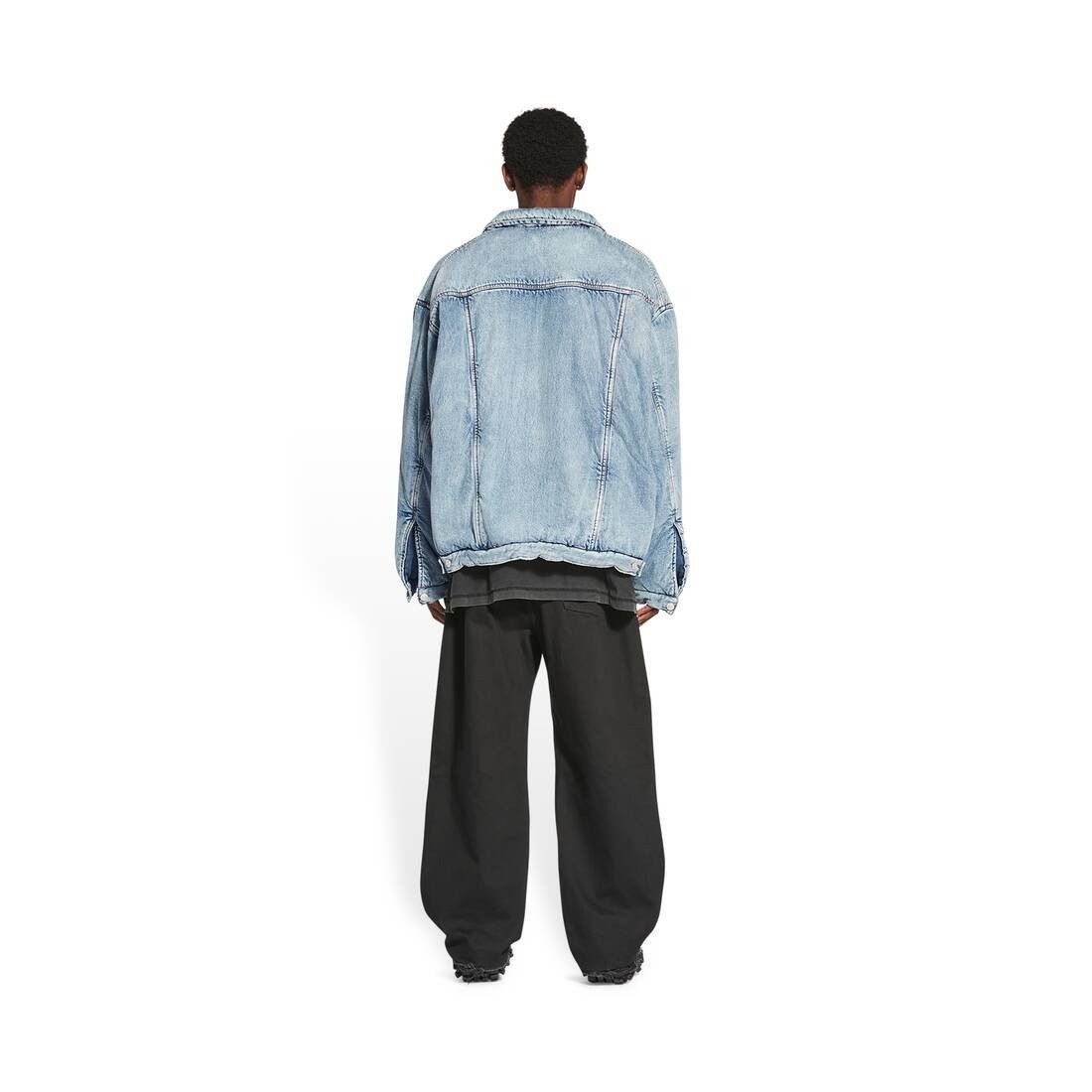 Balenciaga o1srvl11e0825 Padded Jacket in Blue Size US M / EU 48-50 / 2 - 4 Thumbnail