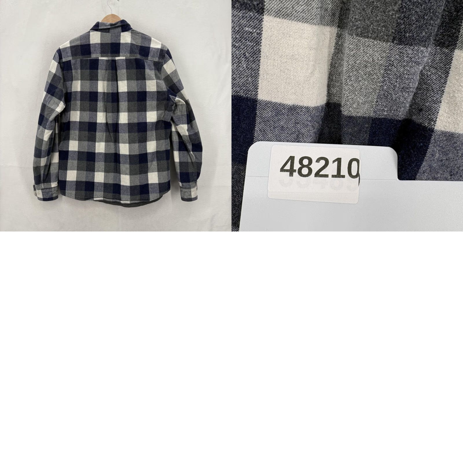 Marine Layer Marine Layer Flannel Shirt Mens M Blue Gray Plaid Lined Long Sleeve Casual Size US M / EU 48-50 / 2 - 9 Thumbnail