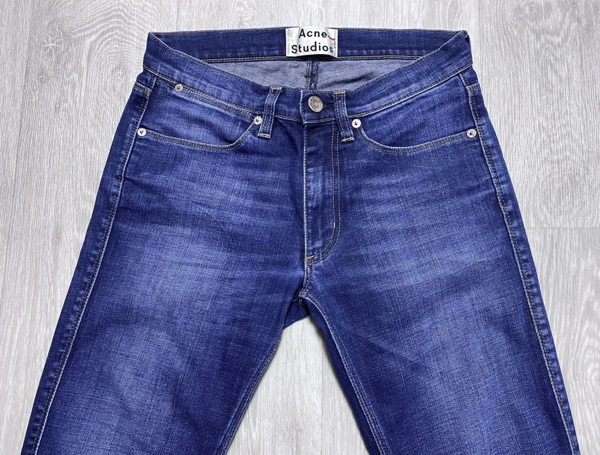 Acne Studios Womens Acne Studios Max Prince Washed Navy Jeans Denim Thick Size 28" / US 6 / IT 42 - 9 Thumbnail