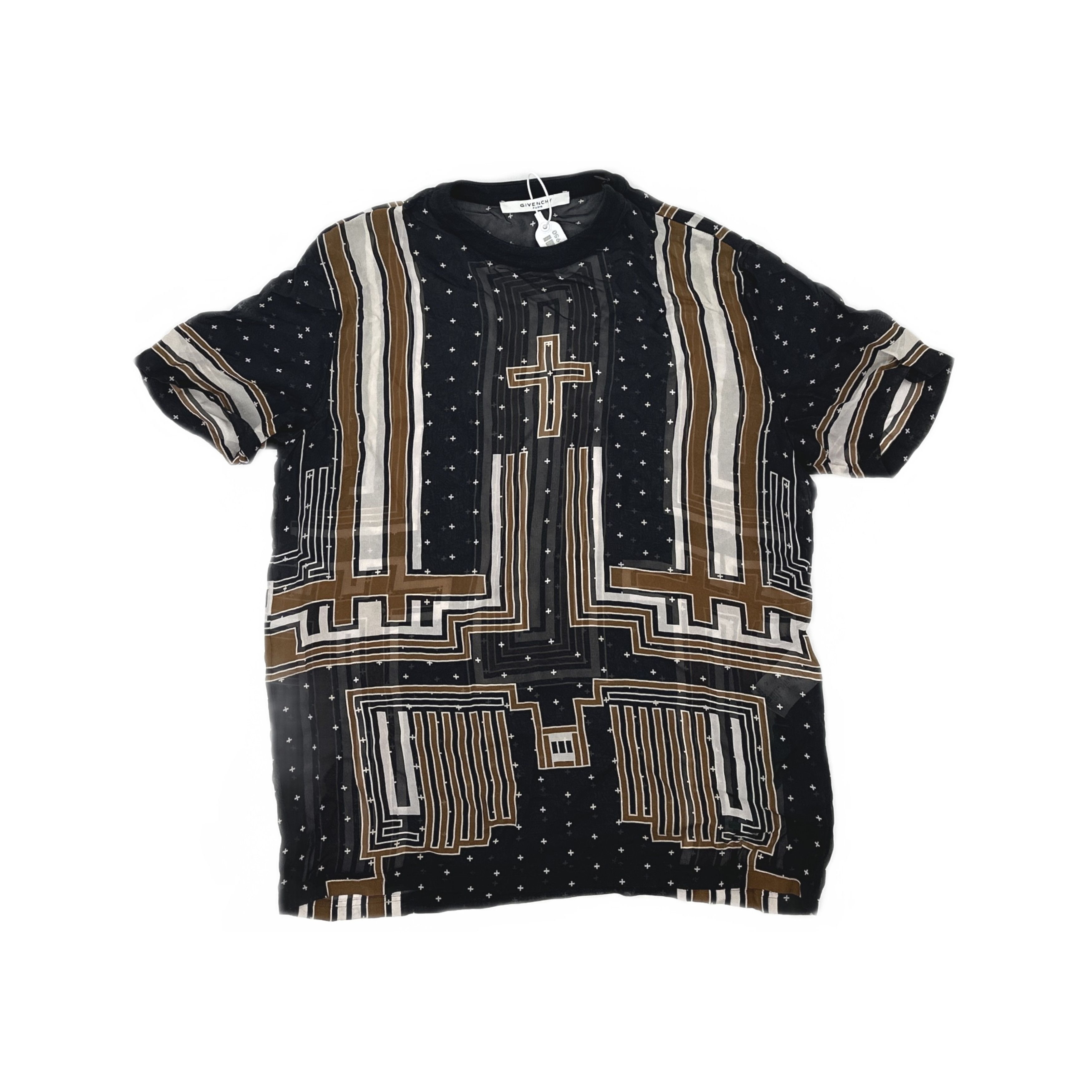Givenchy Givenchy Silk Graphic Print Blouse Size 38 Size S / US 4 / IT 40 - 1 Thumbnail
