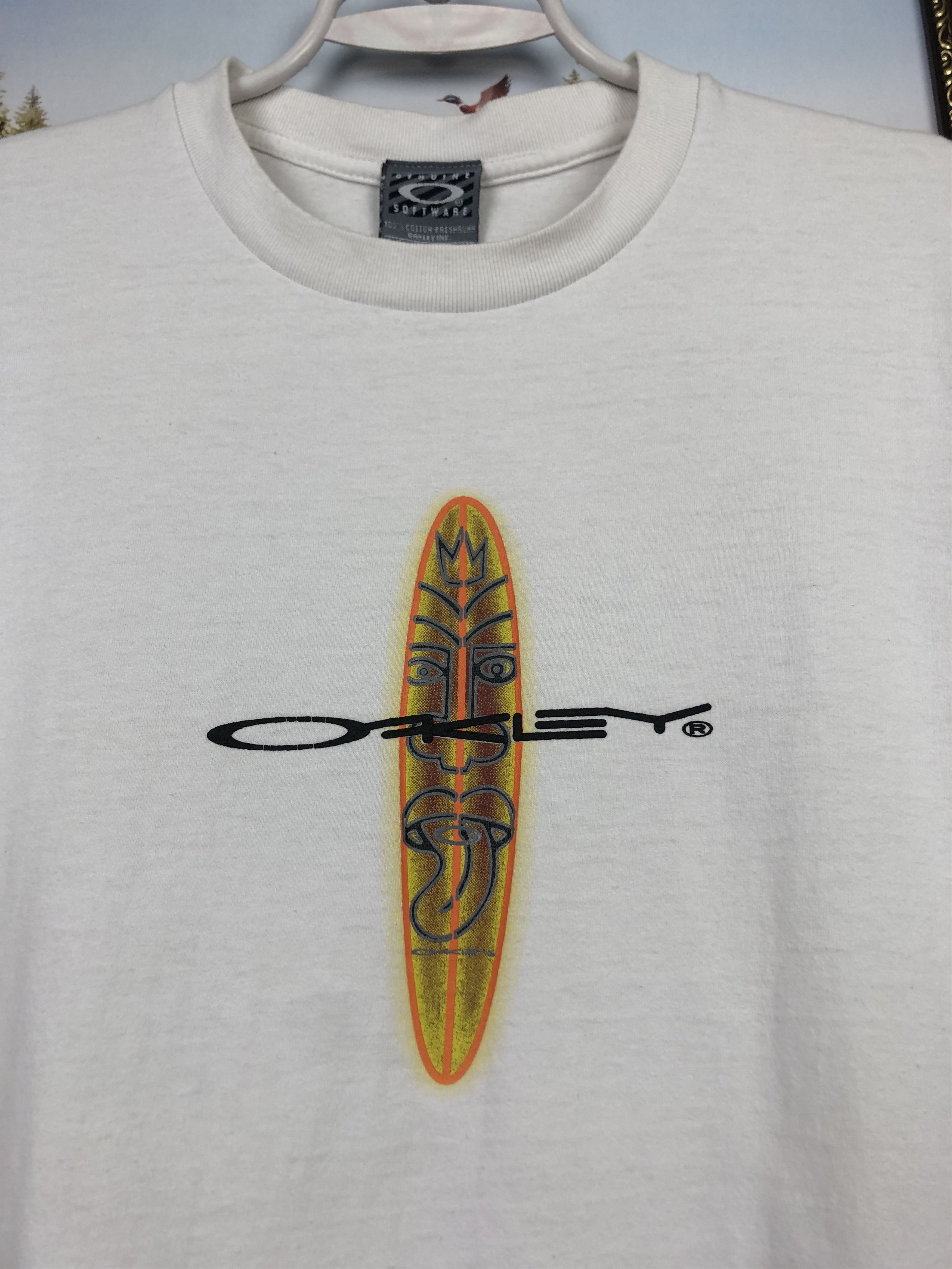 Oakley × Vintage Vintage Oakley Software Surfing Central Logo Rare Hype Y2K Size US M / EU 48-50 / 2 - 3 Thumbnail