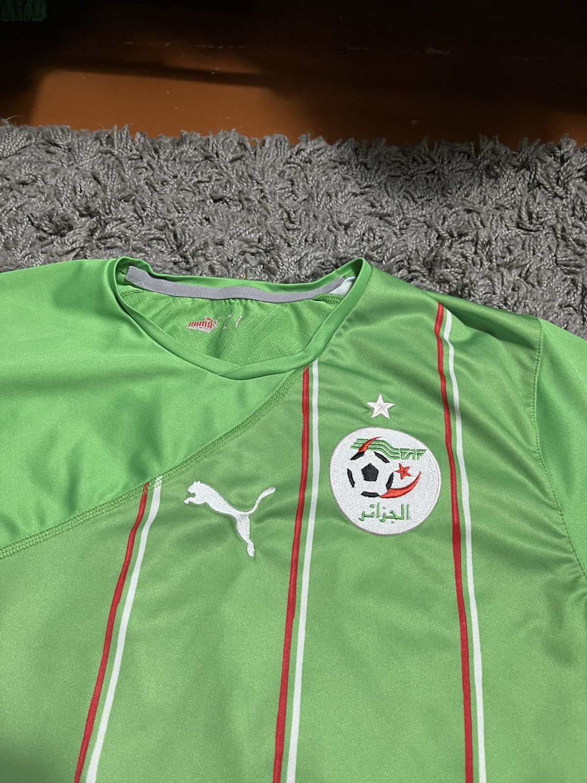 Puma PUMA ALGERIA 2010/11 VINTAGE SOCCER FOOTBALL JERSEY Size US L / EU 52-54 / 3 - 2 Thumbnail