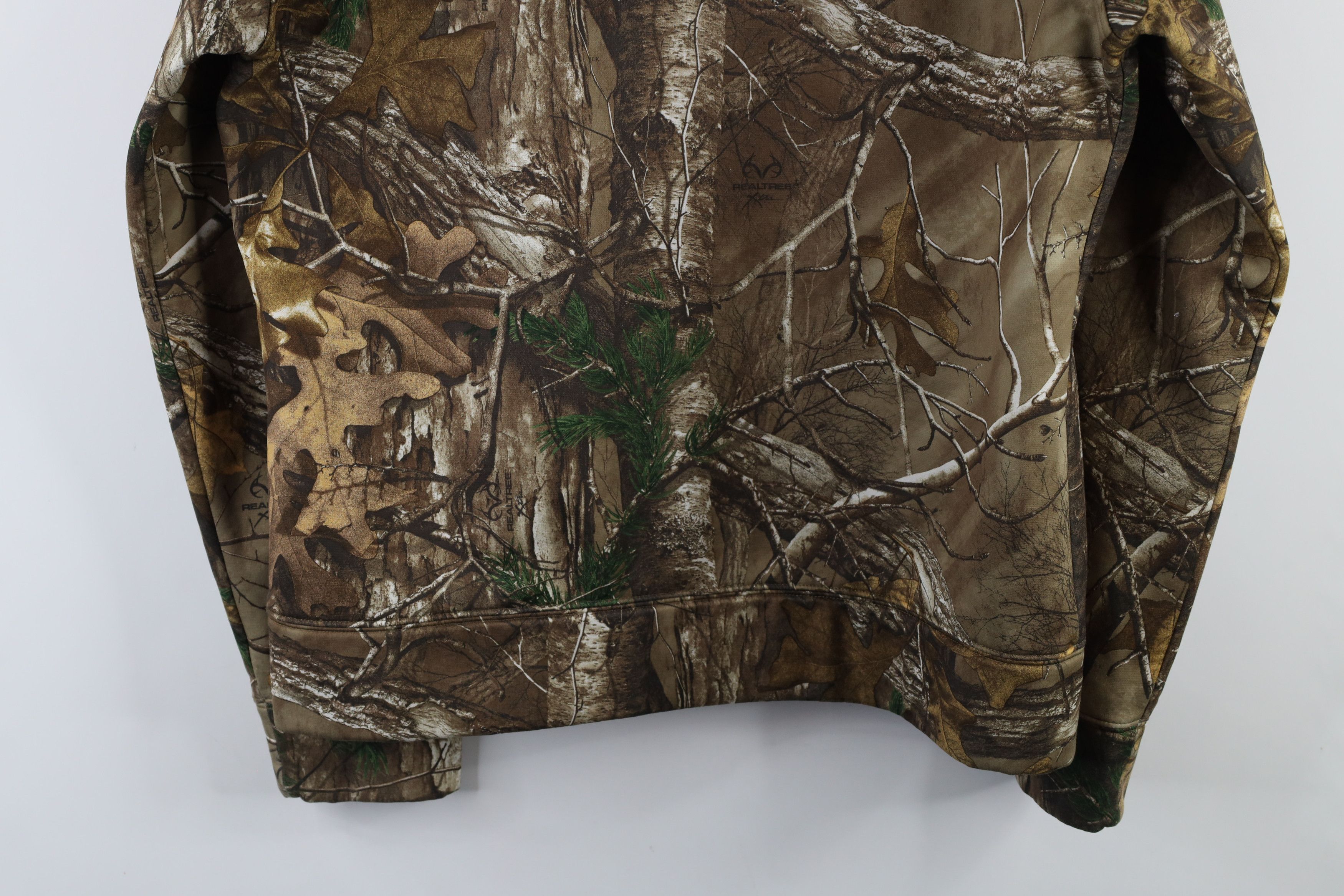 Under Armour × Vintage Under Armour Big Logo Realtree Camouflage Hoodie Sweatshirt Size L / US 10 / IT 46 - 14 Thumbnail