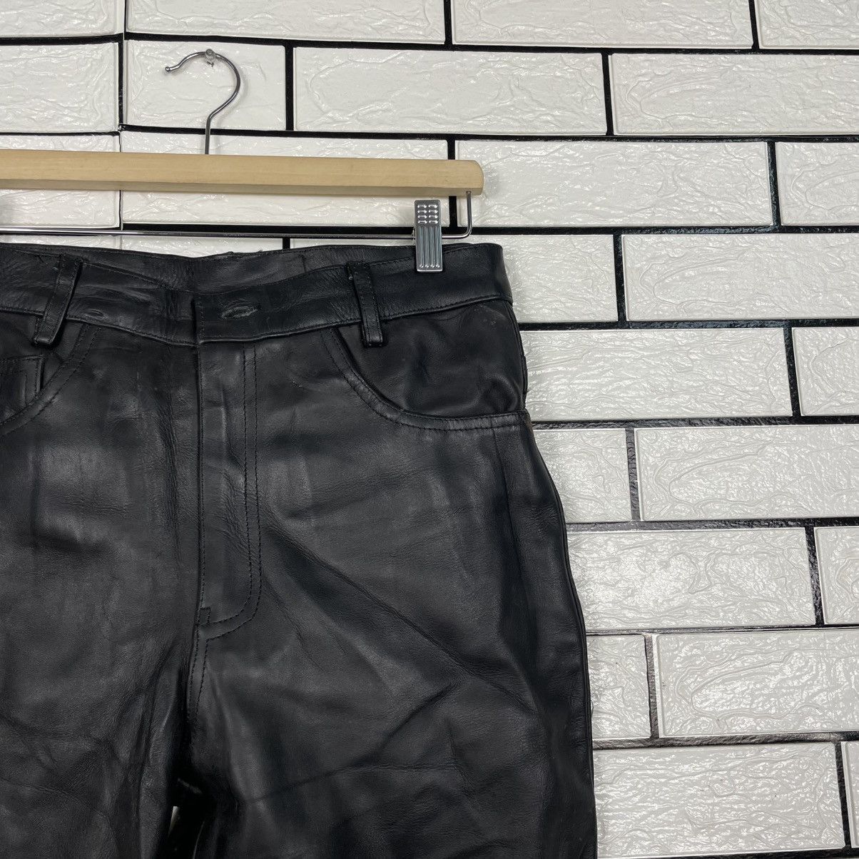 Japanese Brand Horn Work Motorcycle Riding Leather Pant Size US 32 / EU 48 - 5 Thumbnail