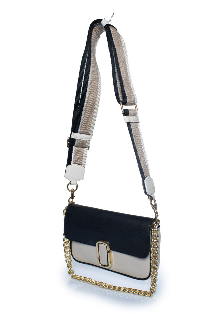 Marc Jacobs Marc Jacobs, J Marc shoulder bag in beige / black Size ONE SIZE - 1 Thumbnail