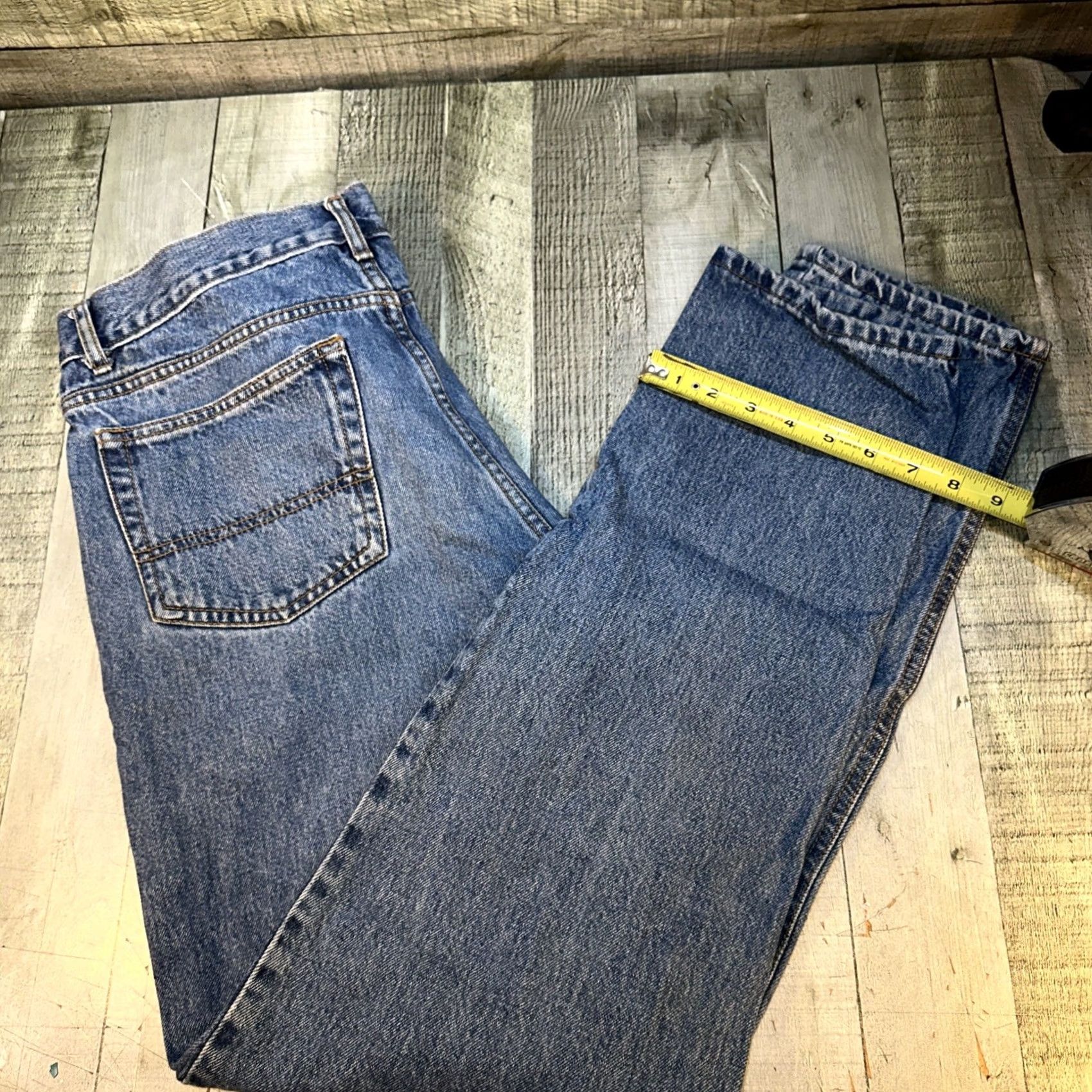 Nautica VINTAGE Nautica Jeans Straight Leg 32 Mens 34 Inseam Blue Taper Bottom Size US 32 / EU 48 - 3 Thumbnail