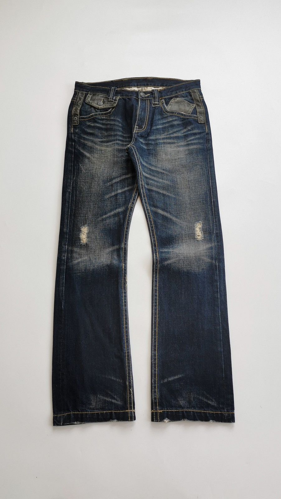 Japanese Brand Trim Co Ltd Japan Jeans Size US 32 / EU 48 - 2 Thumbnail