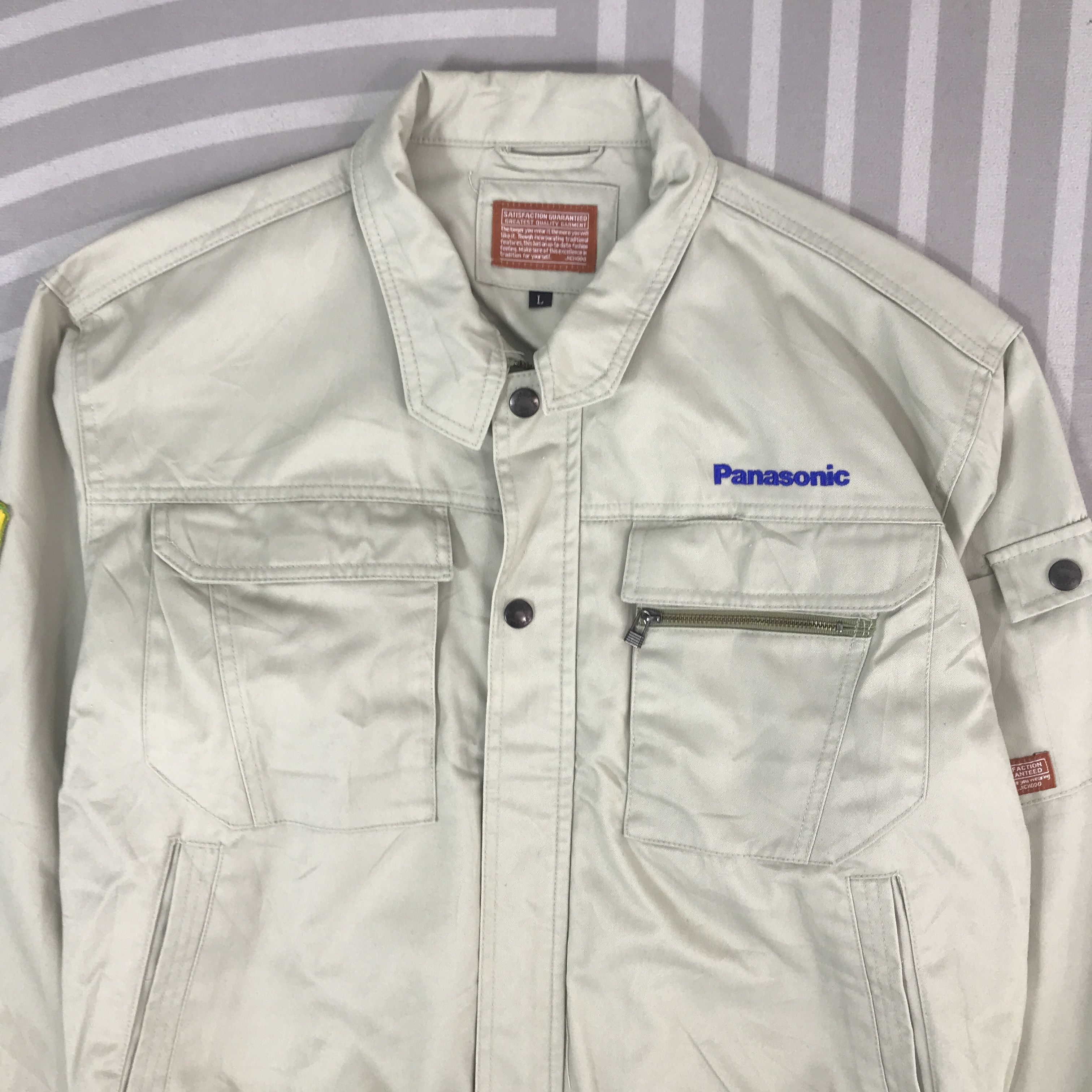 Japanese Brand Vintage Panasonic Japanese uniform Jacket Size US L / EU 52-54 / 3 - 2 Thumbnail