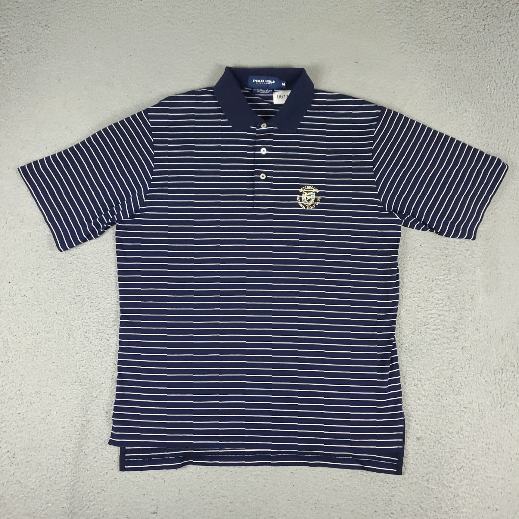 Ralph Lauren Vintage Ralph Lauren Polo Shirt Men Medium Blue Striped Short Sleeve Casual All Seasons Size US M / EU 48-50 / 2 - 3 Thumbnail