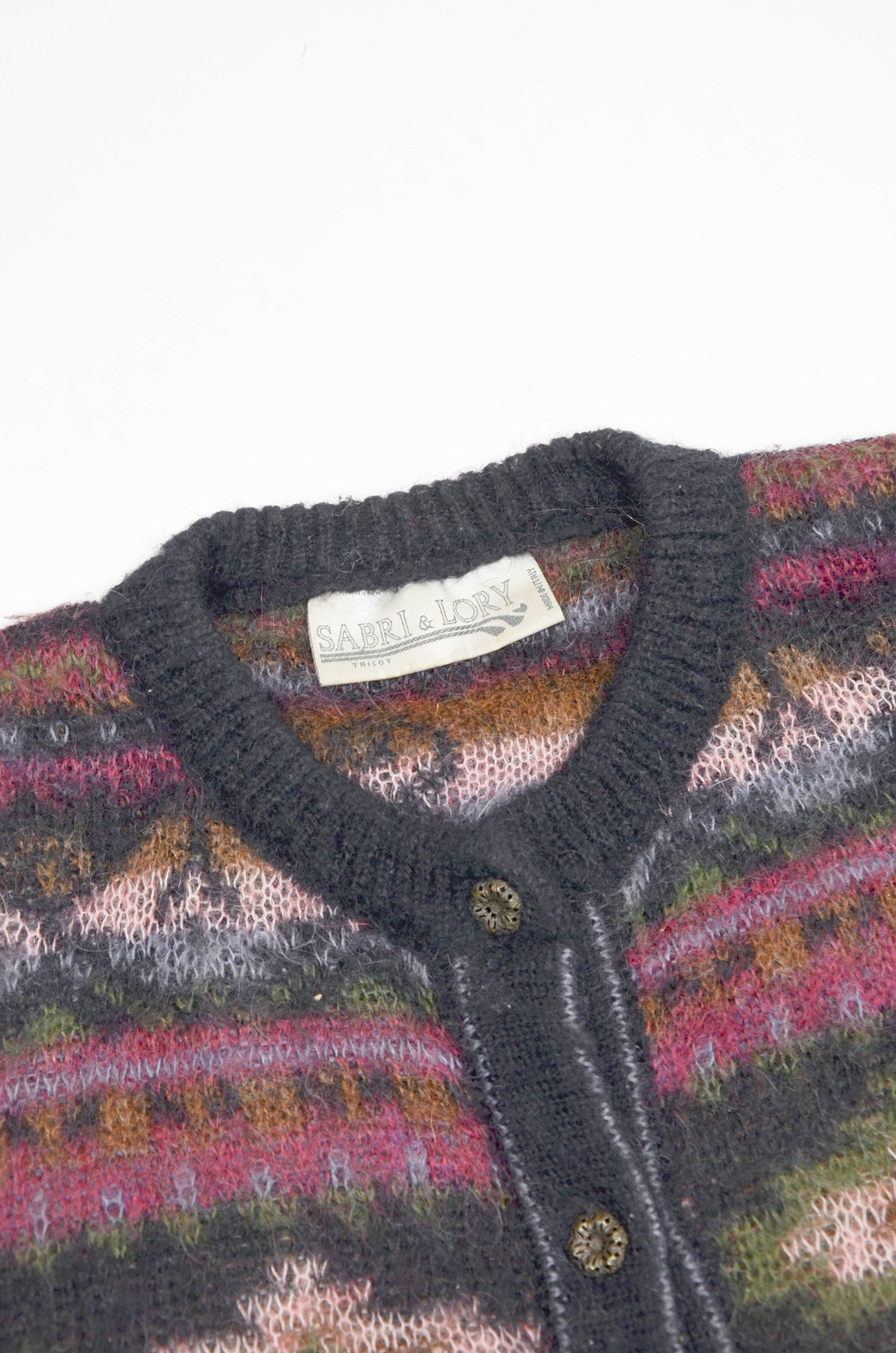 Vintage Vintage Sabri & Lory Italian Mohair Knit Cardigan - L Size L / US 10 / IT 46 - 6 Thumbnail