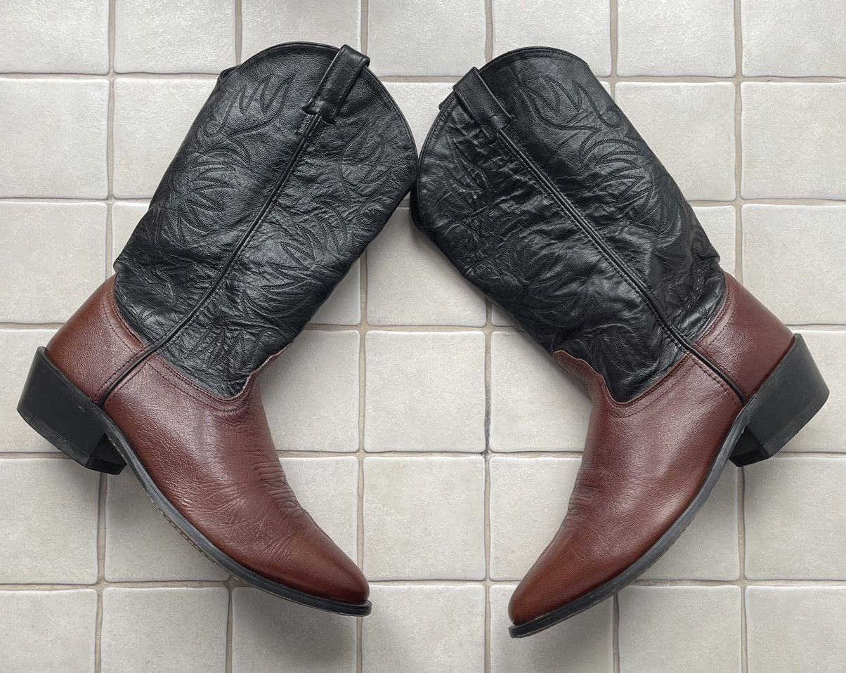 Vintage Western Cowboy Leather Boots