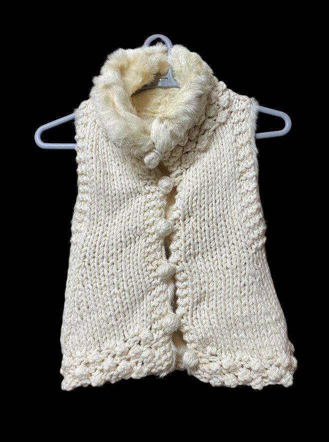 Ermanno Scervino Ermanno Scervino fur vest knitted women Size XS / US 0-2 / IT 36-38 - 3 Thumbnail