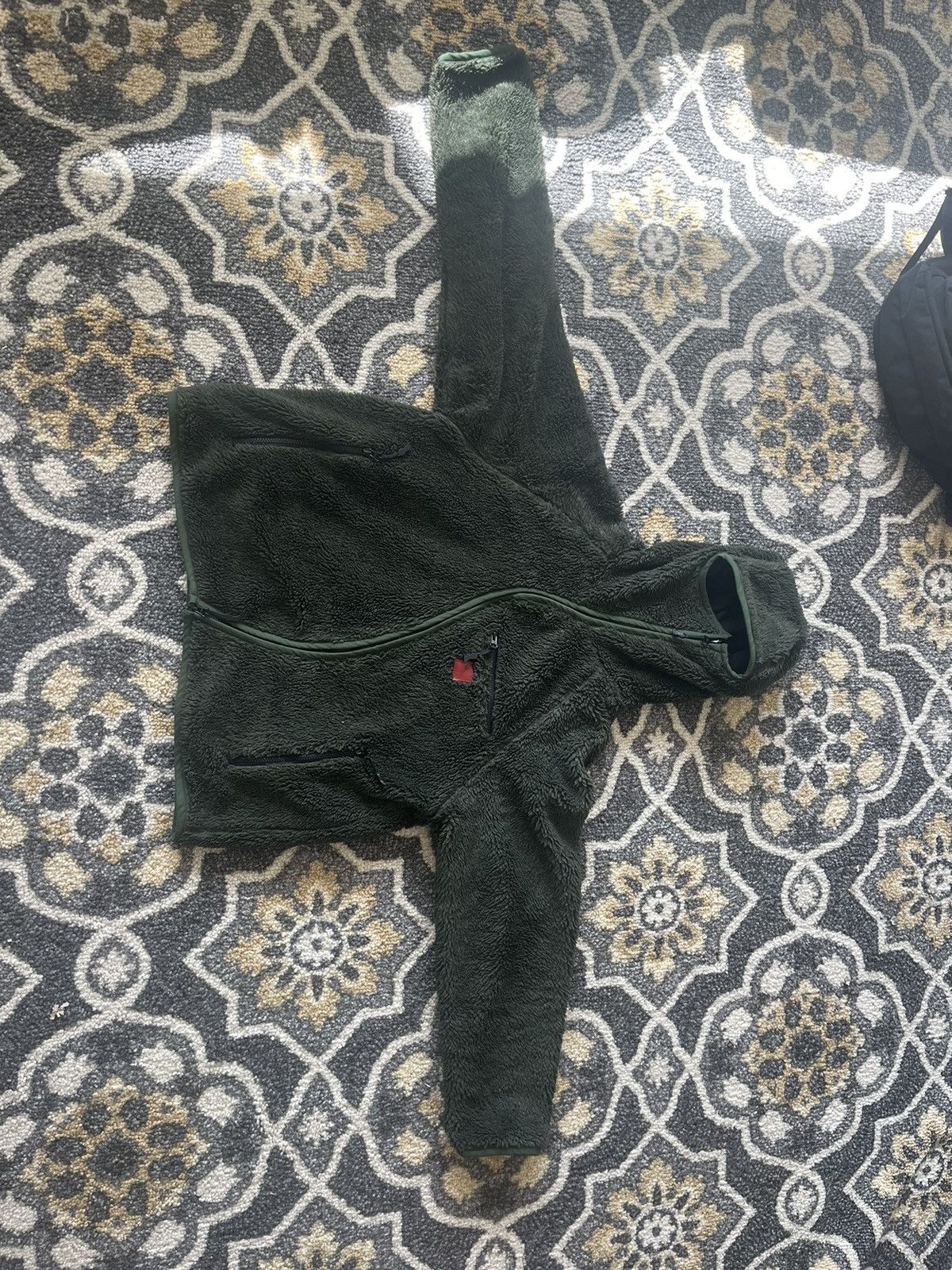 image of Fugazi Ninja Sherpa Jacket in Green, Men's (Size Large)