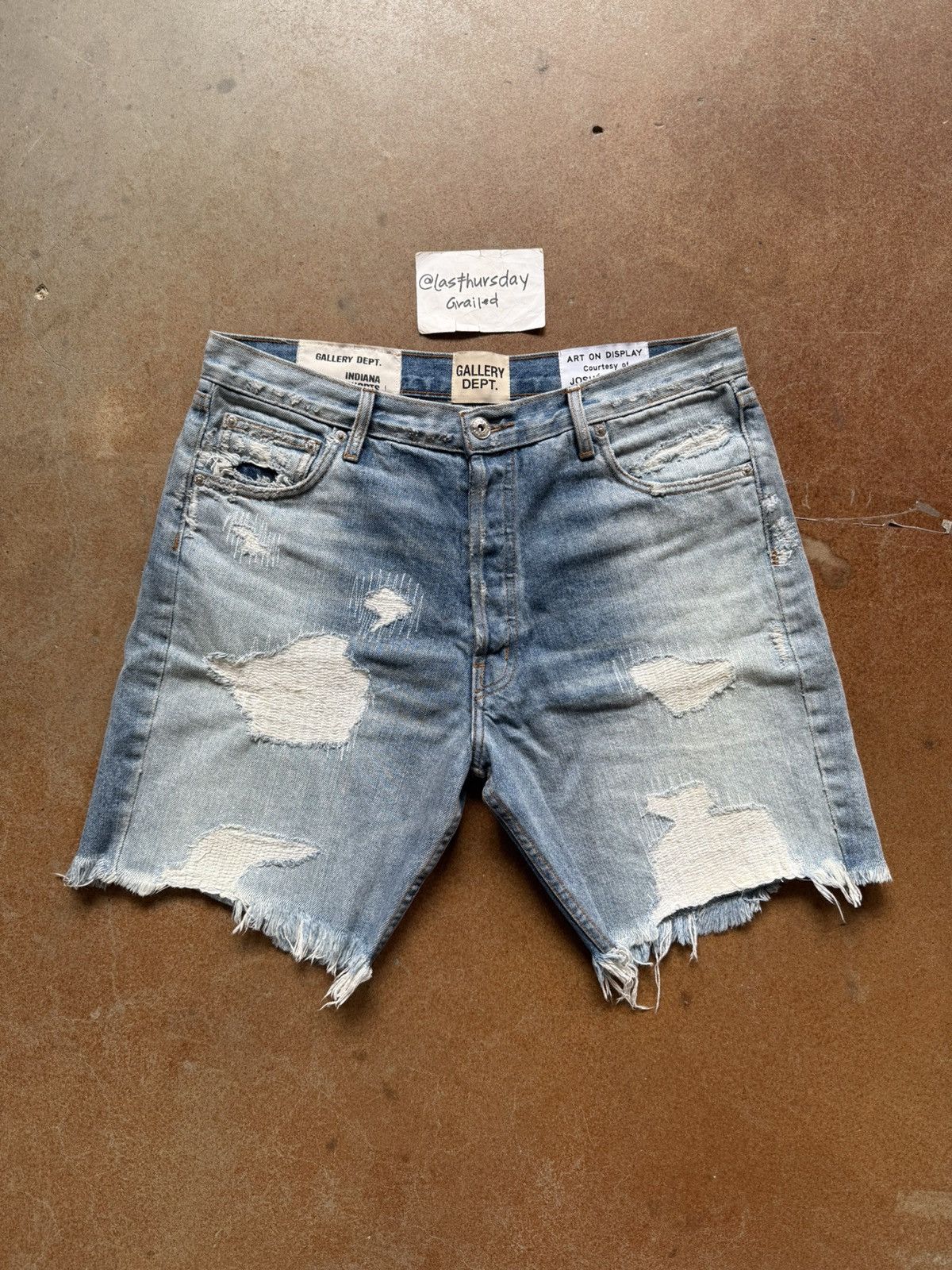 Gallery Dept. Gallery Dept. Indiana Denim Shorts sz 33 | Grailed 