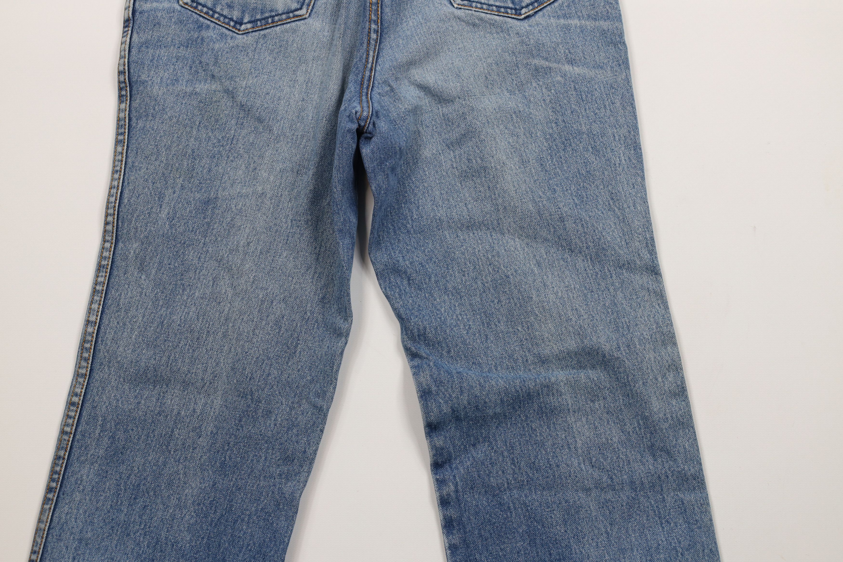 Vintage Vintage 90s Streetwear Faded Flared Denim Jeans Blue Cotton Size 28" / US 6 / IT 42 - 13 Thumbnail