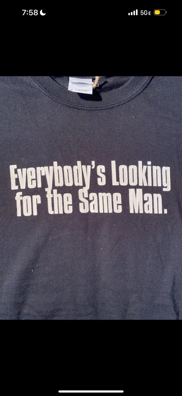 Gildan × Vintage Vintage ABC The Oscars Everyone’s Looking For The Same Man Size US XL / EU 56 / 4 - 2 Thumbnail