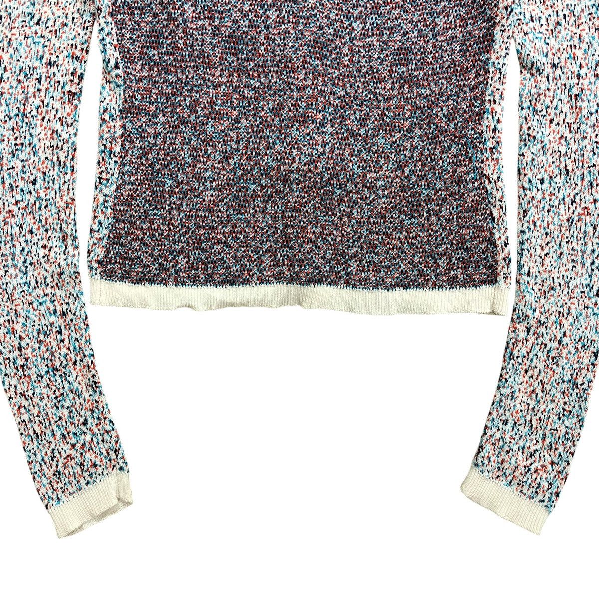 Dior 🇮🇹Christian Dior Paris Abstract Multicolor Cardigan Luxury Size S / US 4 / IT 40 - 10 Thumbnail