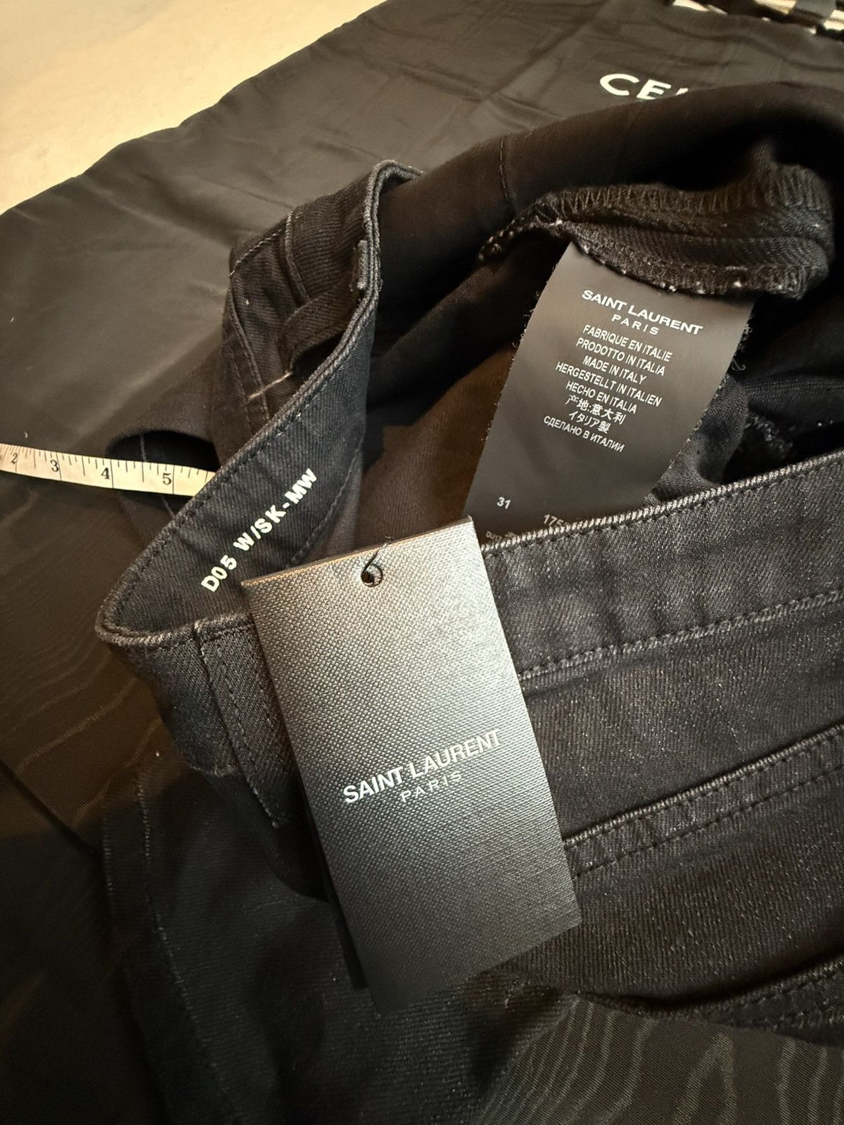 Saint Laurent Paris SS20 Saint Laurent BNWT black skinny jeans 31 slim denim Size US 31 - 24 Thumbnail