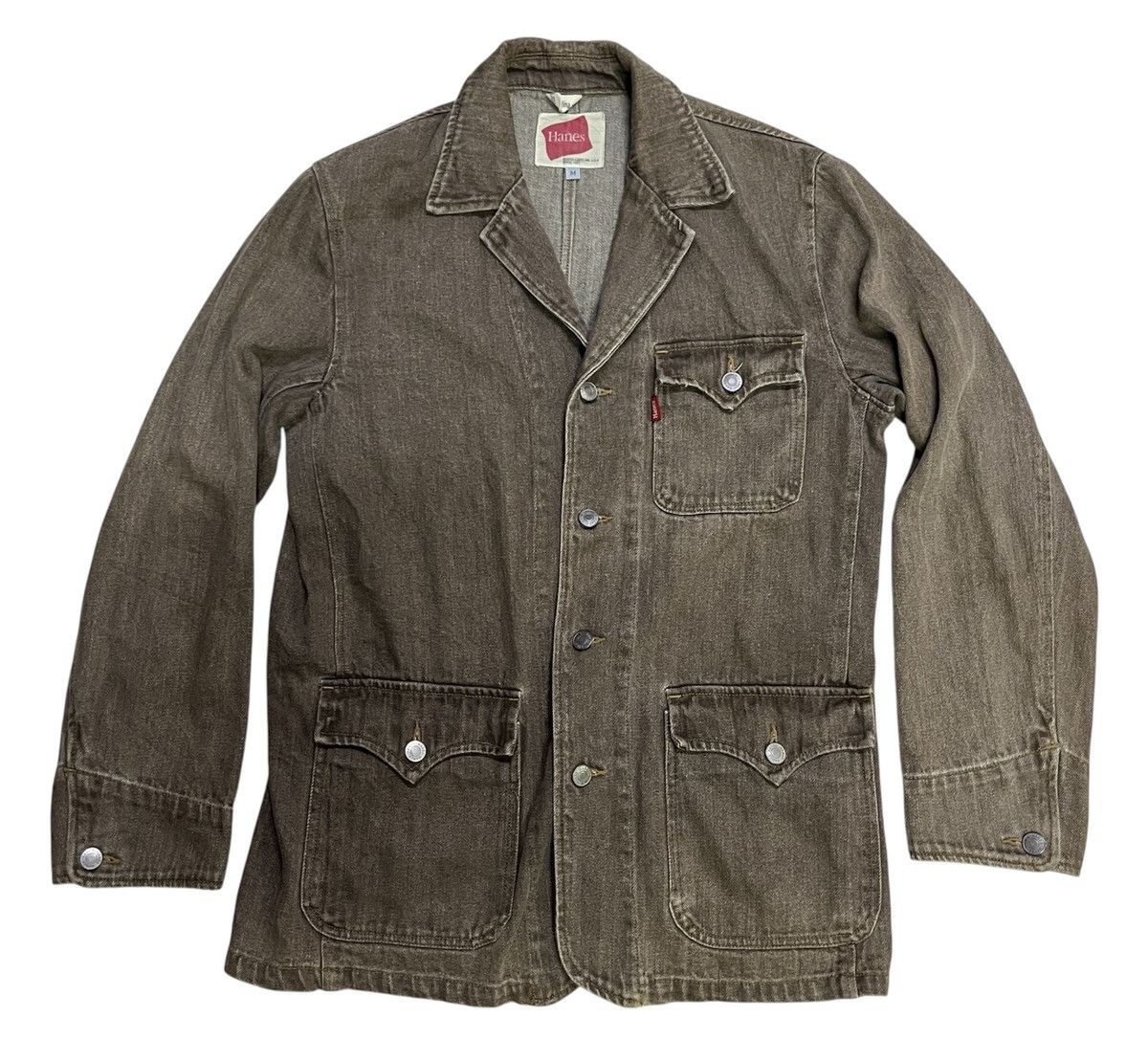 Vintage Rusty Brown Hanes Chore Jacket
