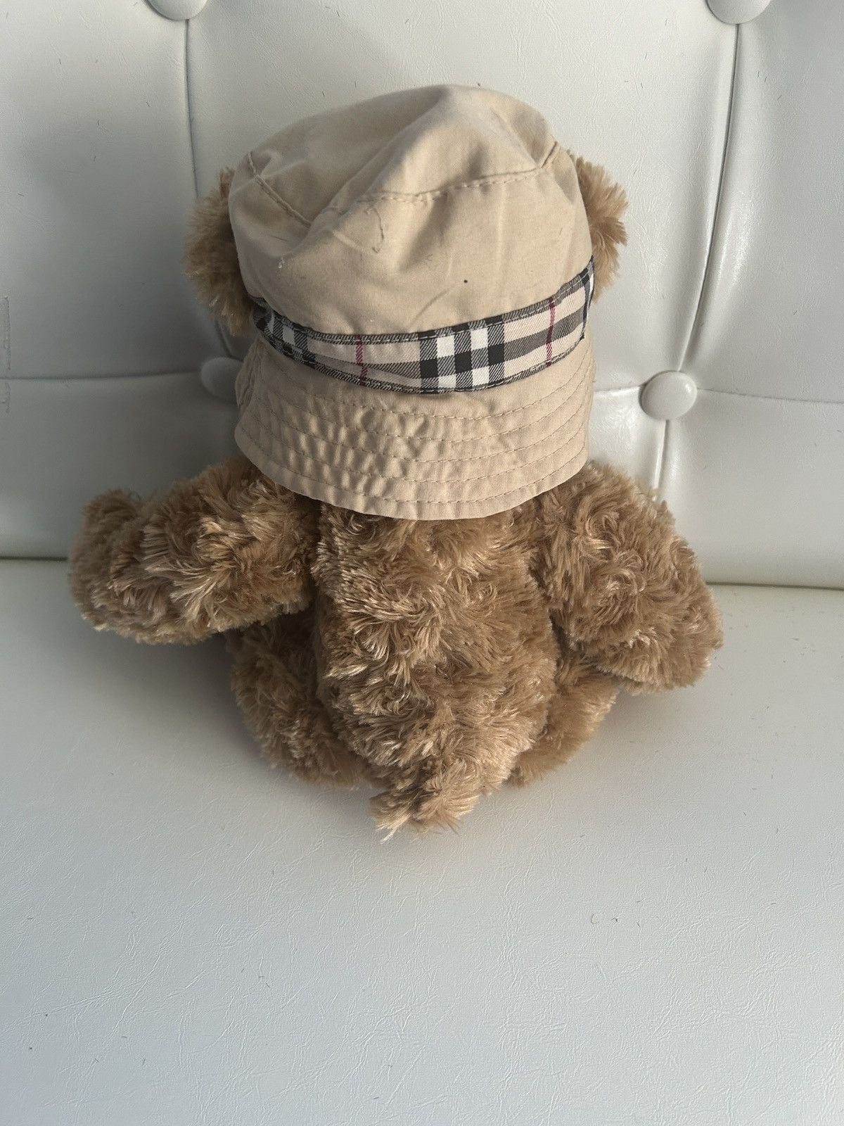 Burberry burberry teddy bear brown plaid 2006 bucket hat Size ONE SIZE - 2 Thumbnail