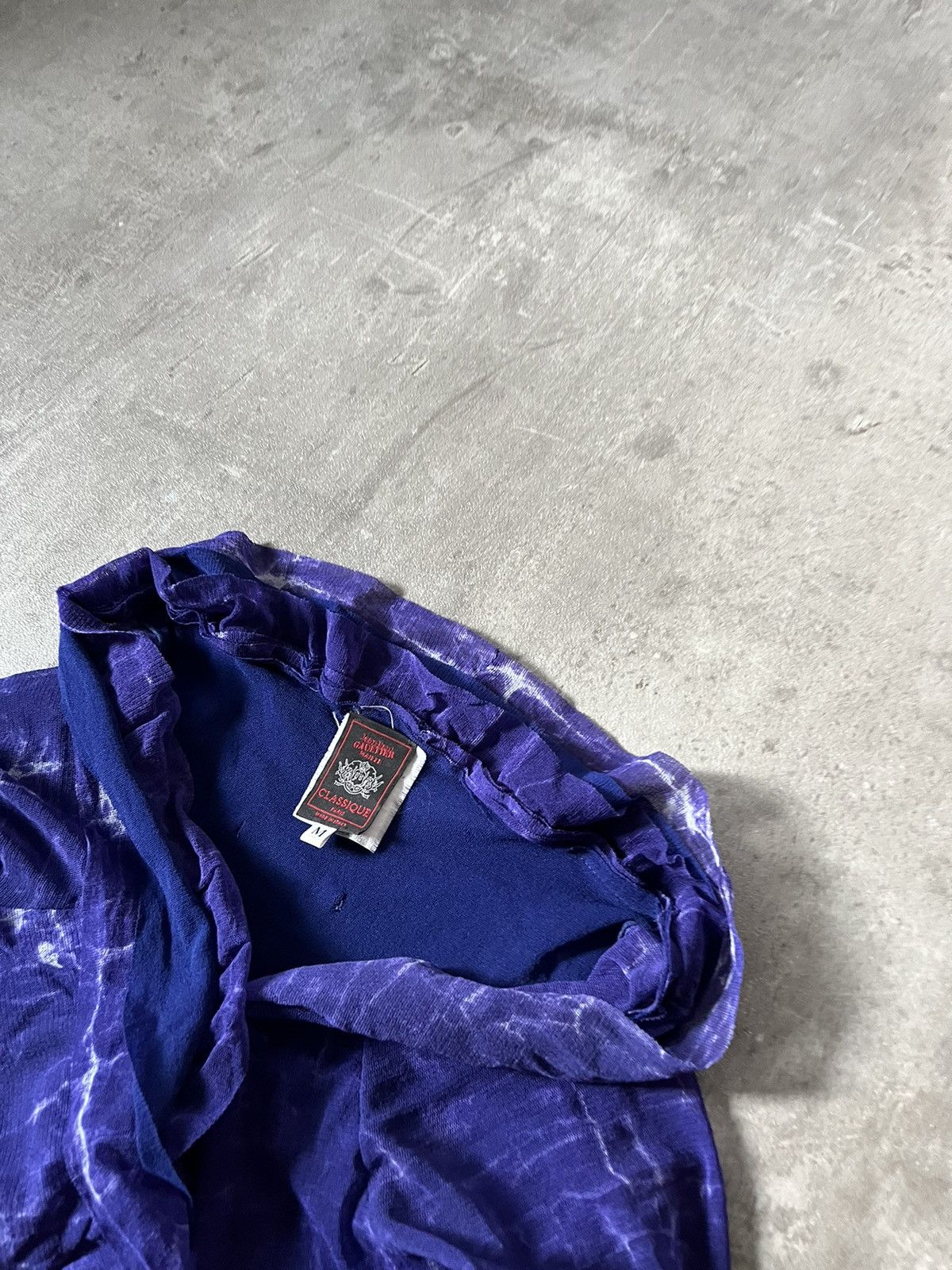 Jean Paul Gaultier Vintage Jean Paul Gaultier maille mesh purple dress Size M / US 6-8 / IT 42-44 - 9 Thumbnail