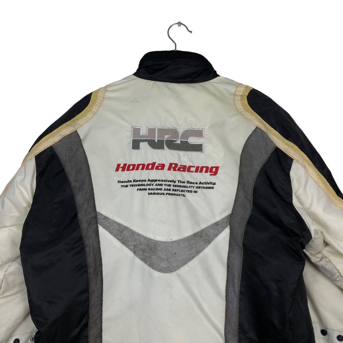 Japanese Brand 🔥Vintage HRC Honda Racing Bomber Biker Jacket Big Logo Size US L / EU 52-54 / 3 - 9 Thumbnail