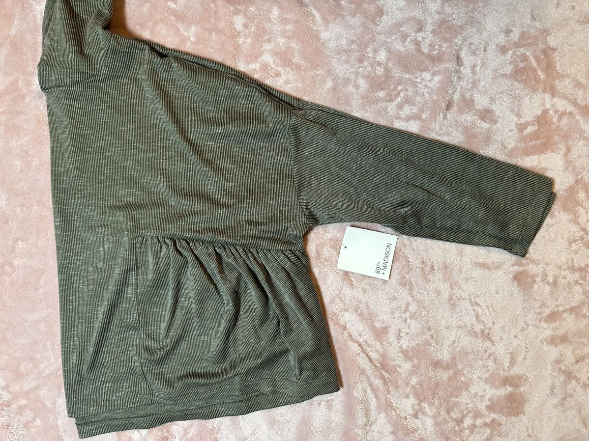 Other NWT 89th & Madison Green Ribbed Oversized Pullover Size M / US 6-8 / IT 42-44 - 8 Thumbnail