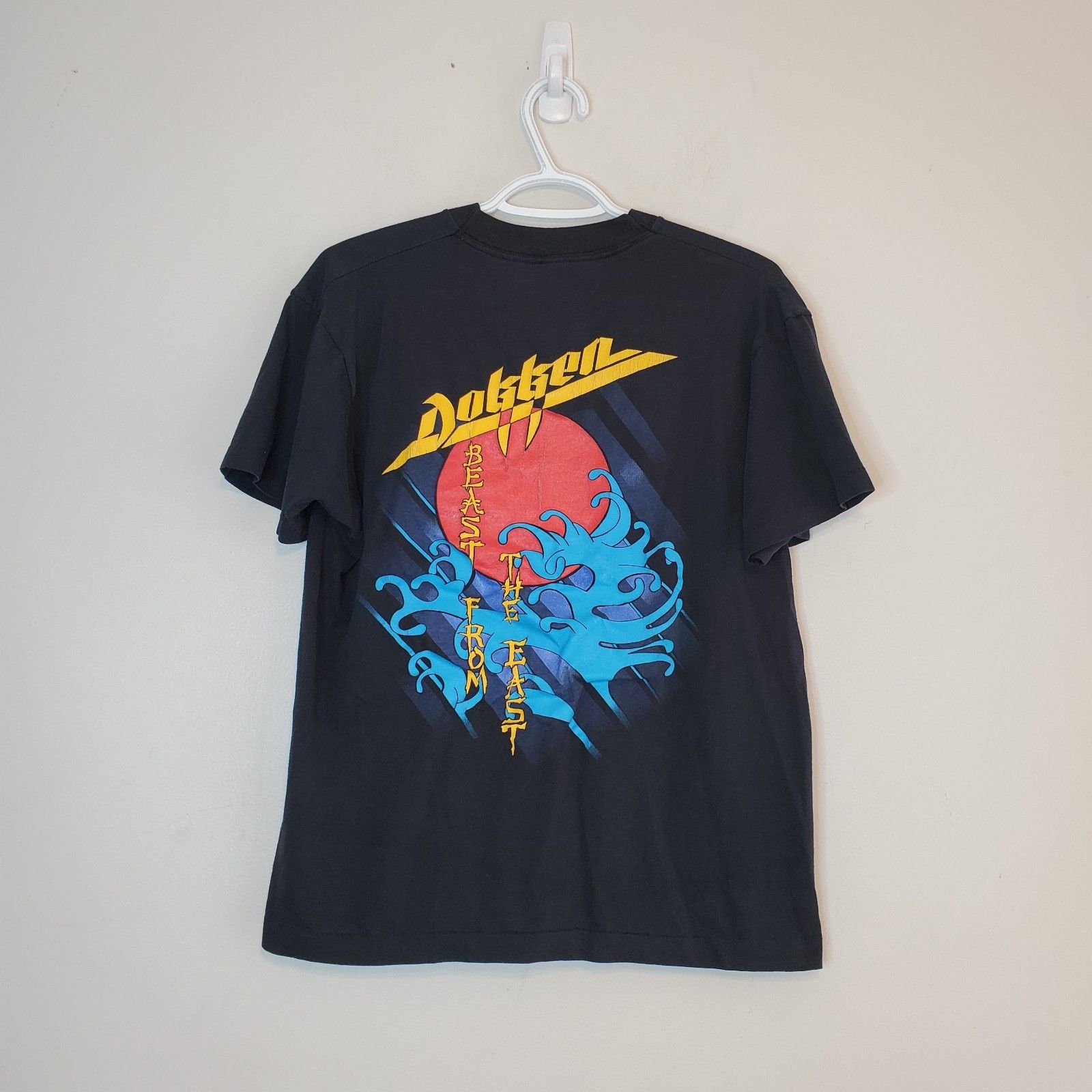 Vintage Vintage 80s Dokken Beast From The East Shirt Black Size L Size US L / EU 52-54 / 3 - 2 Thumbnail