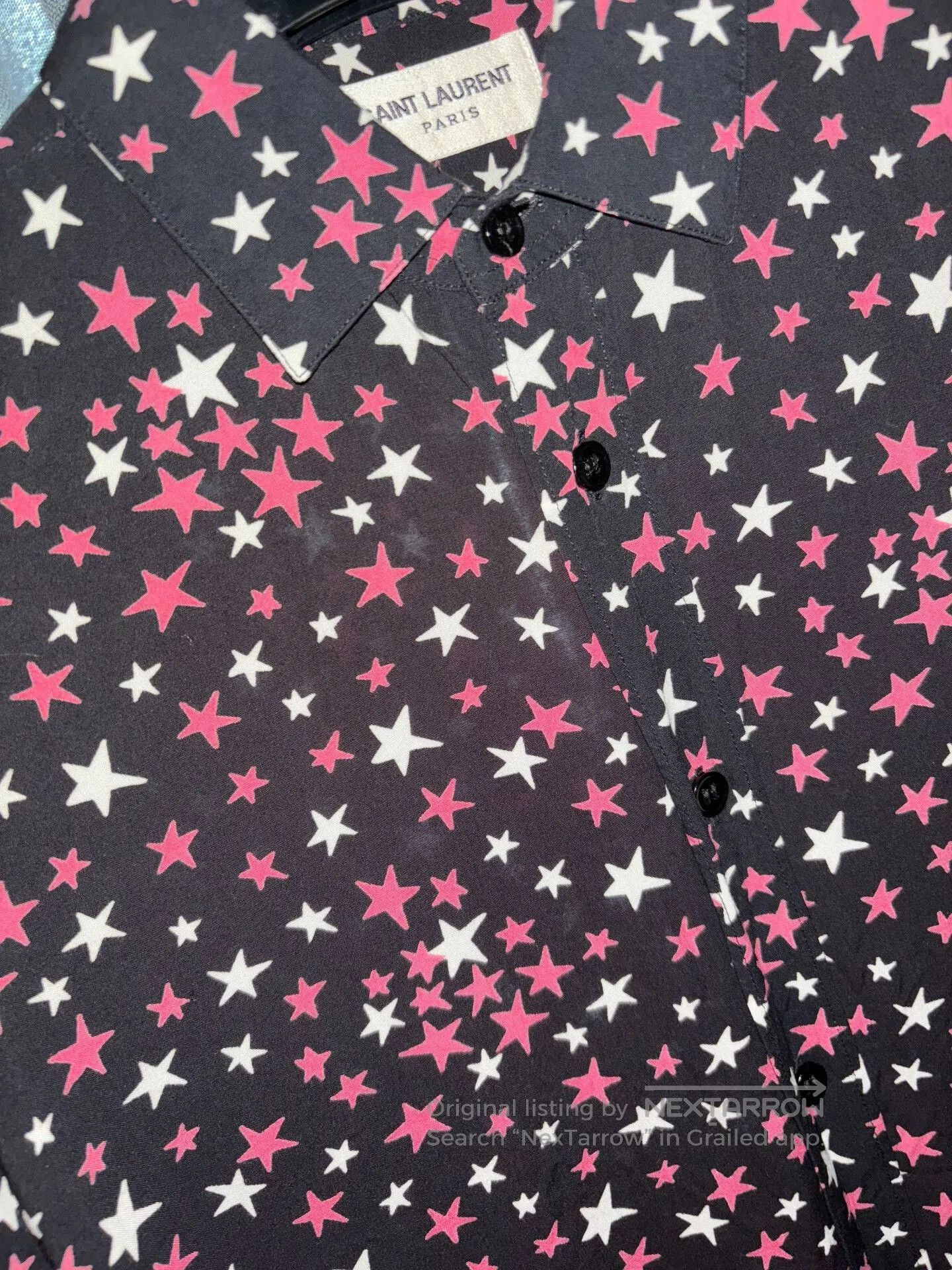 Saint Laurent Paris Saint Laurent SLP 2016 FW Star Shirt. Size US M / EU 48-50 / 2 - 5 Thumbnail