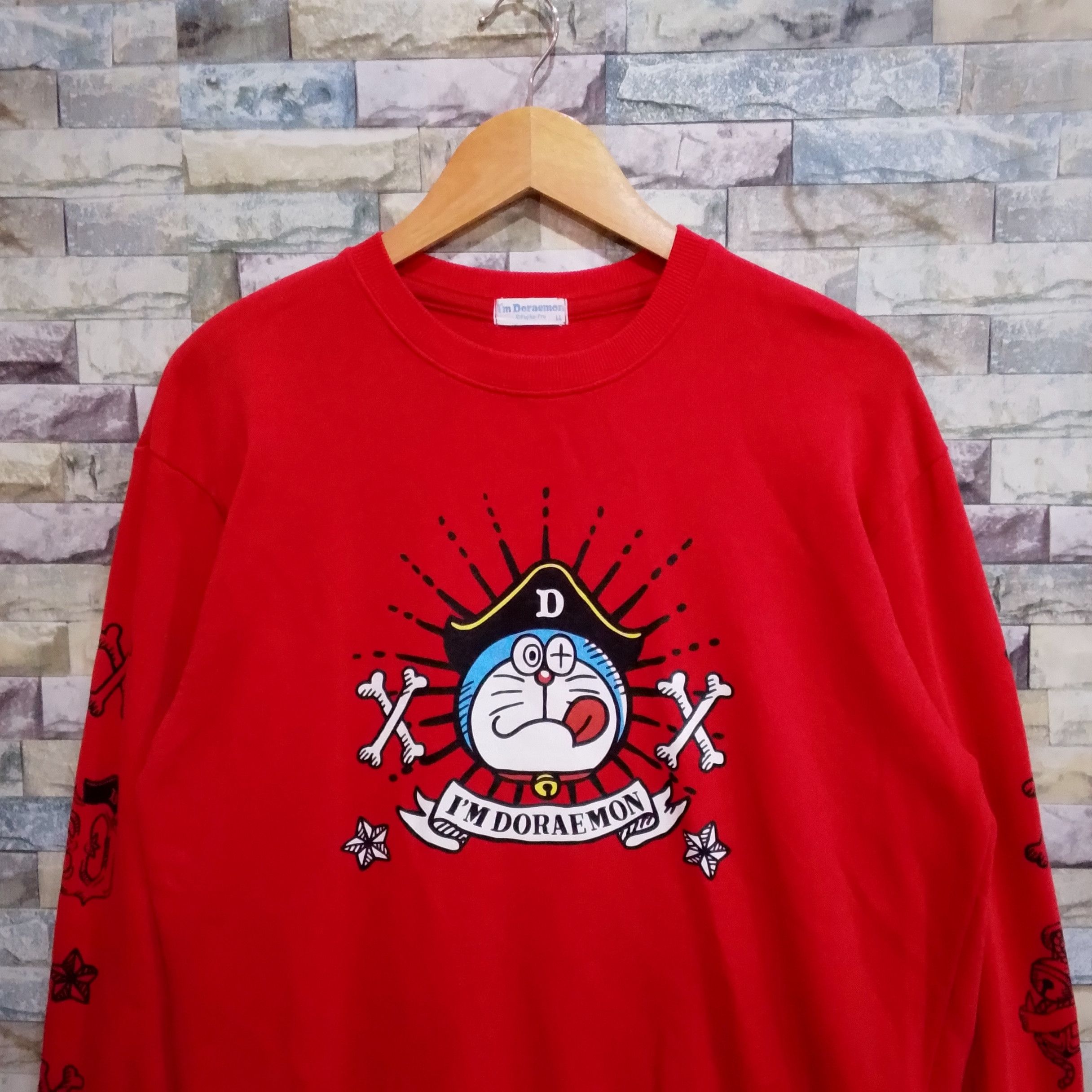 Vintage Vintage Doraemon Pirates Sweatshirt Size US M / EU 48-50 / 2 - 3 Thumbnail