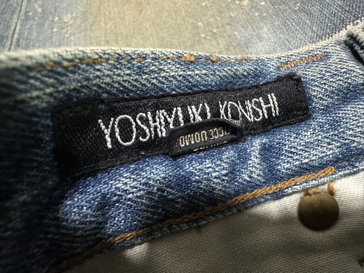 Yoshiyuki Konishi 🔥Archived Yoshiyuki Konishi Splatter Gold Painted Denim Size US 28 / EU 44 - 15 Thumbnail