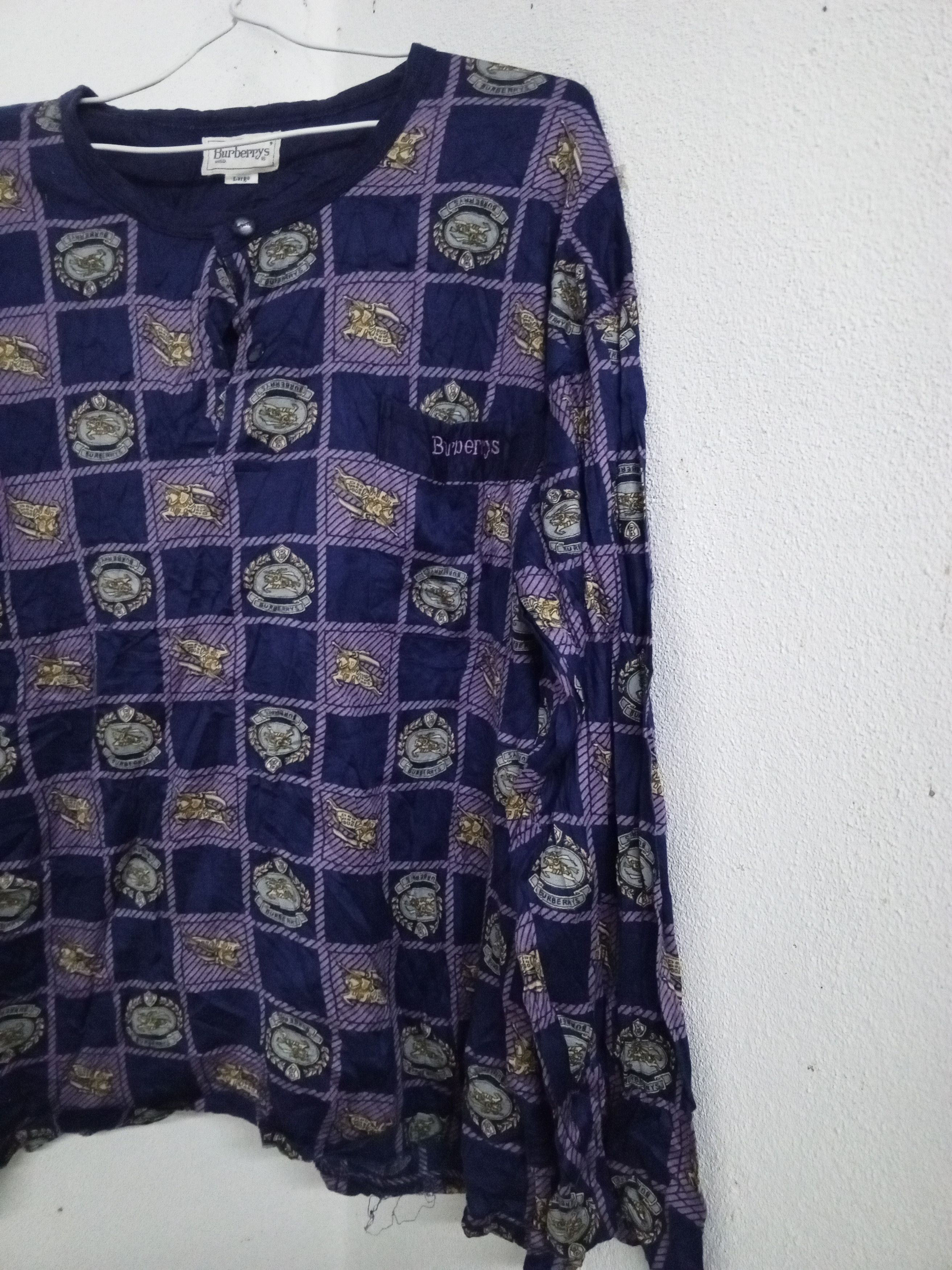 Burberry Burberry full print 2button Size M / US 6-8 / IT 42-44 - 3 Thumbnail
