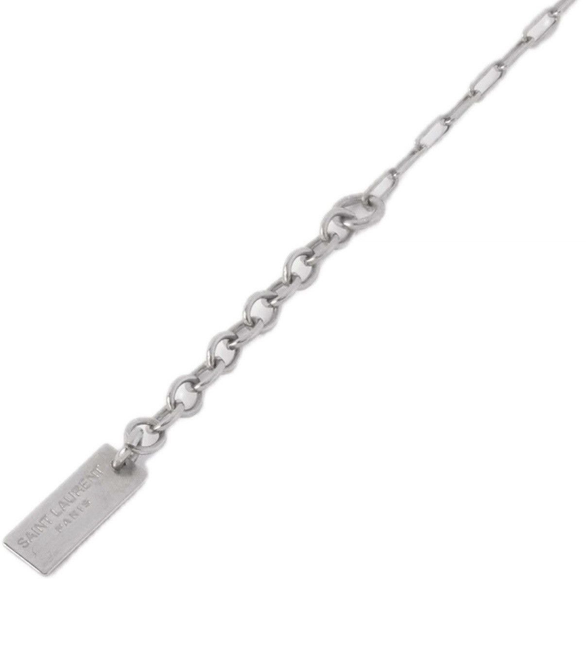 Saint Laurent Paris Saint Laurent Long Chain Necklace in Silver Retail $495 Size ONE SIZE - 5 Thumbnail