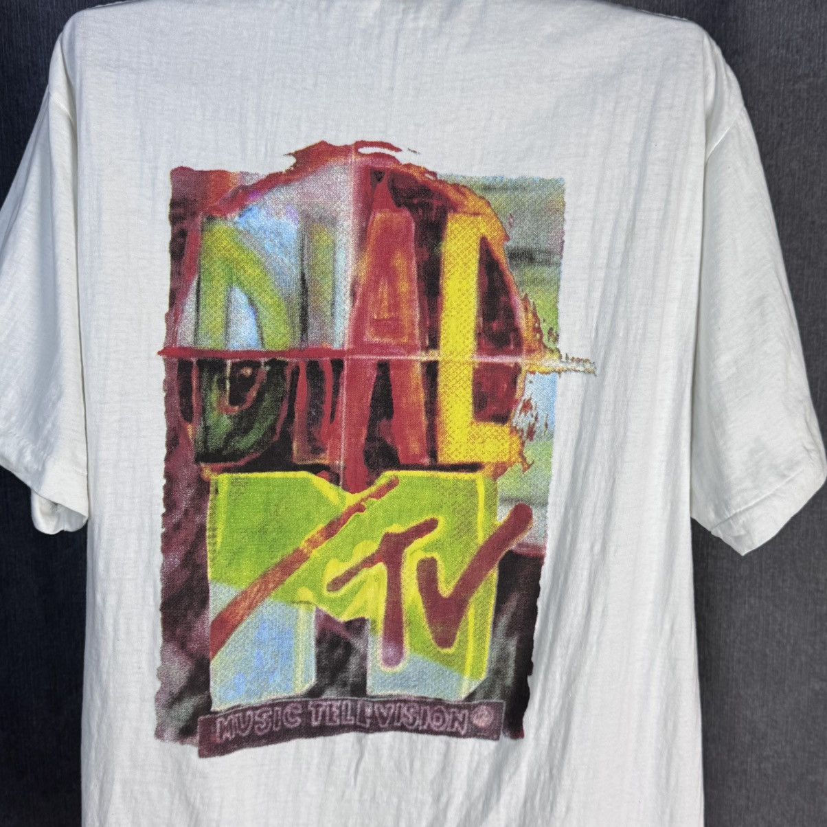 Mtv Vintage Dial MTV Pepsi T-shirt rare graphic single stitch Size US XL / EU 56 / 4 - 2 Thumbnail