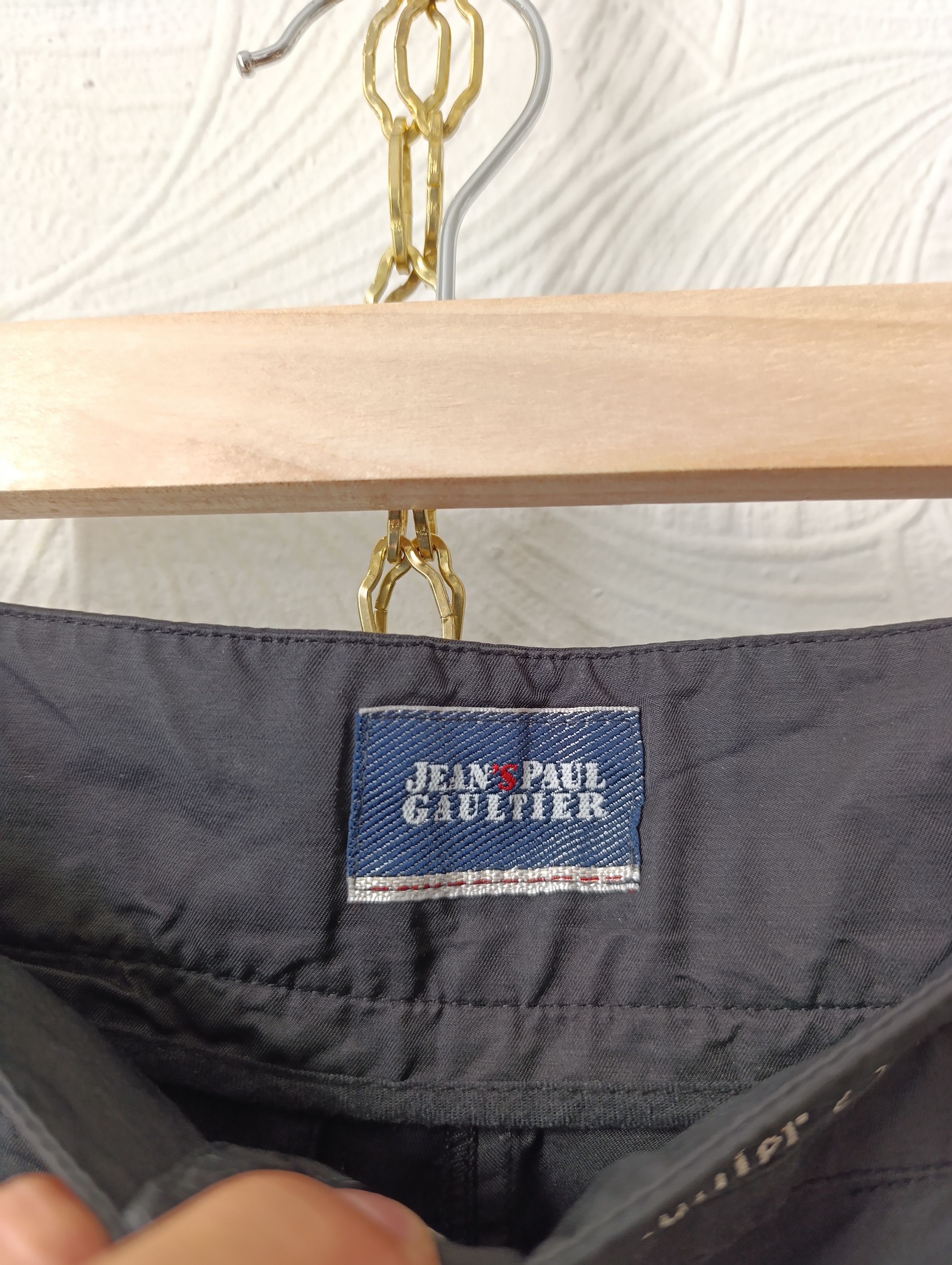 Jean Paul Gaultier JEAN'S PAUL GAULTIER WAIST LOGO TAPING DYED FLARED PANTS Size 30" / US 8 / IT 44 - 3 Thumbnail