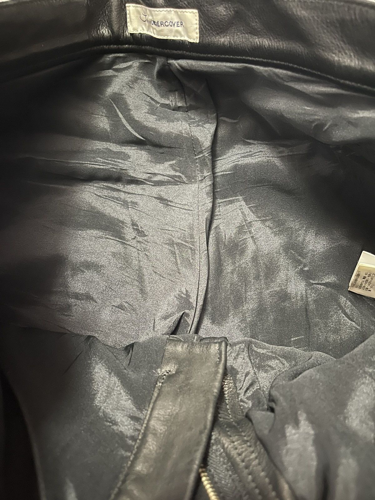 Japanese Brand John Undercover Leather Pants SlimFit Size US 30 / EU 46 - 10 Thumbnail
