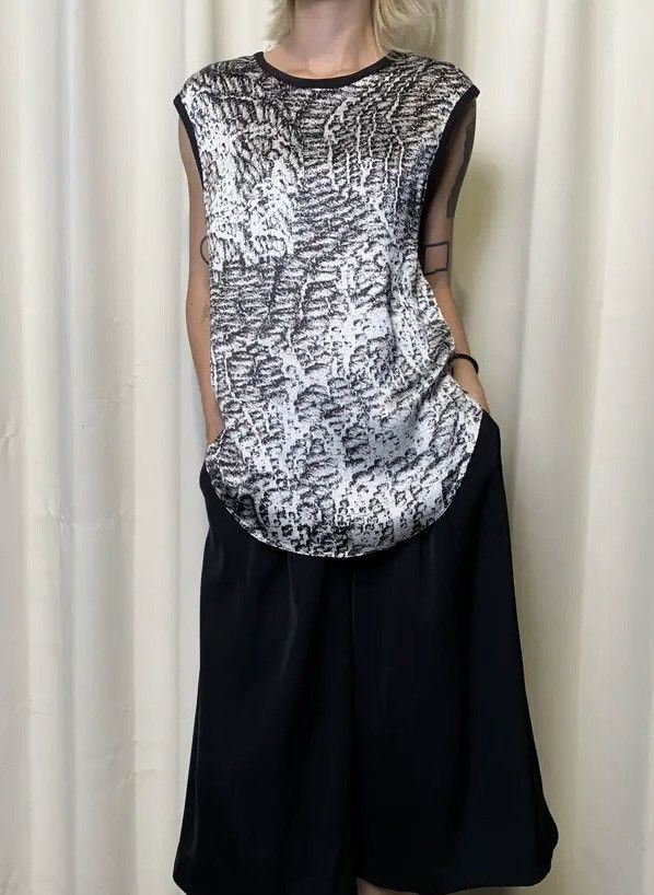 Helmut Lang Helmut Lang Dark Vanguard Snake Print Sleeveless Tank Top Size S / US 4 / IT 40 - 2 Thumbnail
