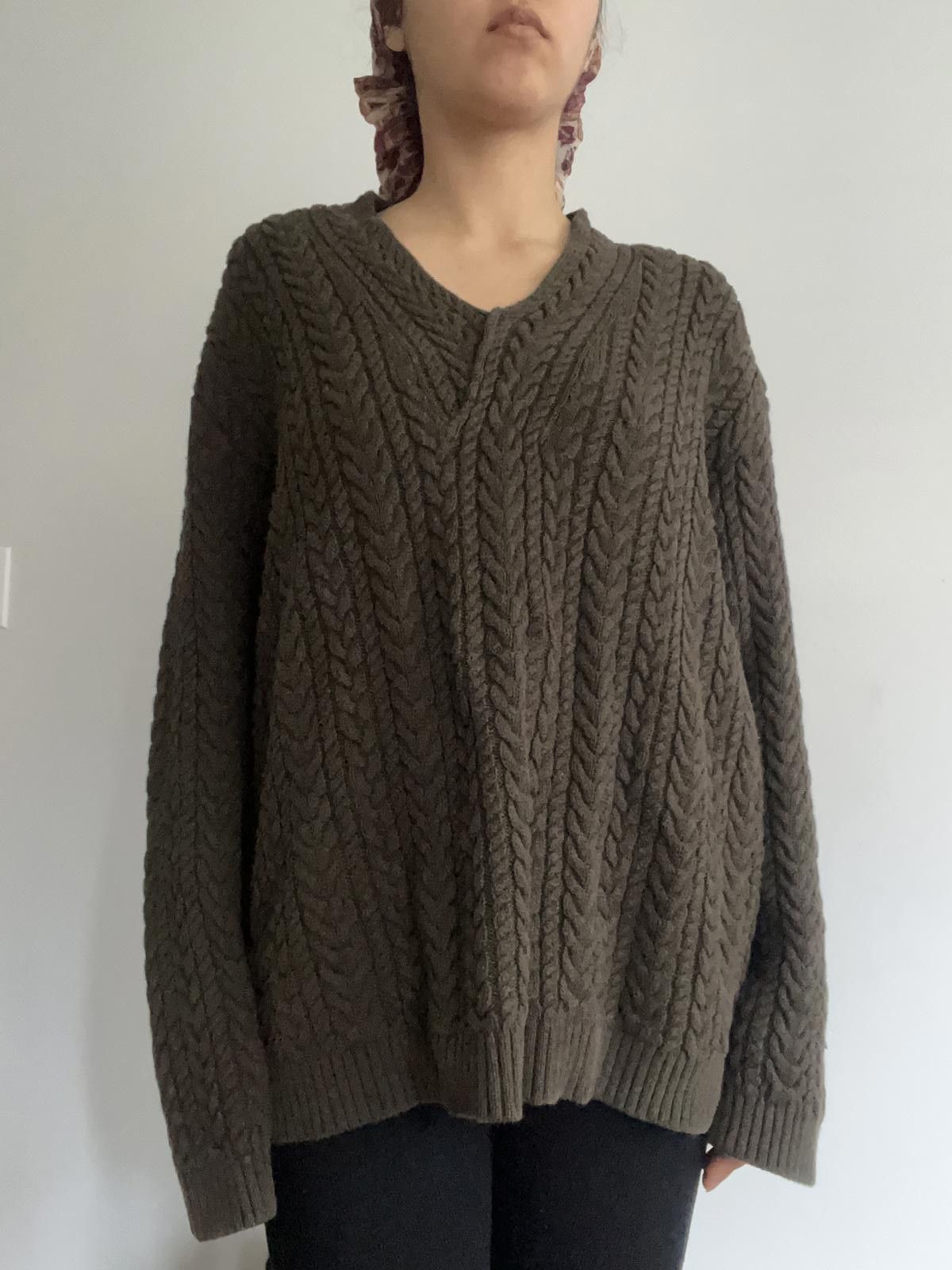 Other Women’s Ralph Lauren forest green knit sweater cotton Size 3XL / US 20-22 - 2 Thumbnail