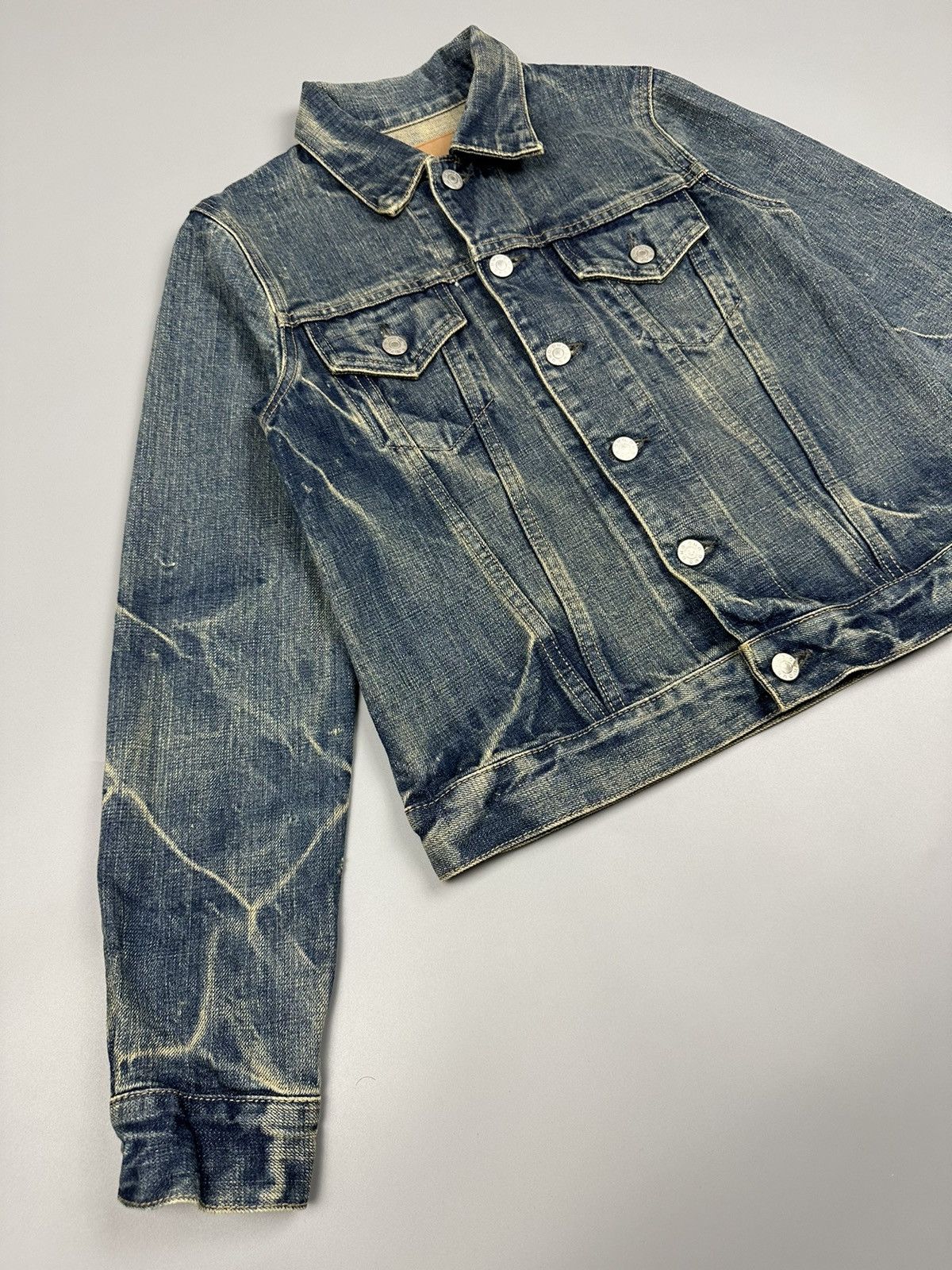 Japanese Brand Vintage Domingo D.M.G Lightning Denim Jacket Size US S / EU 44-46 / 1 - 3 Thumbnail