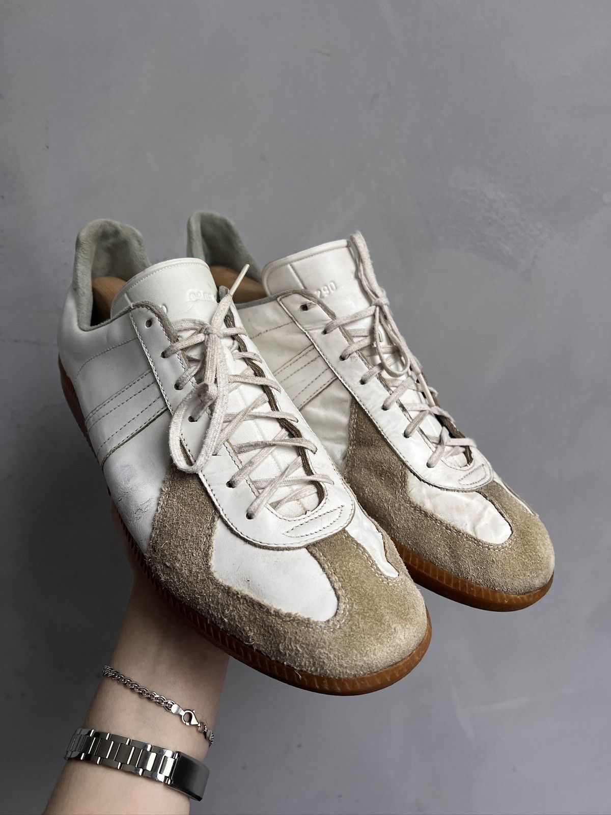 Japanese Brand Bw sports y2k margiela style leather low trainers hype Size US 11 / EU 44 - 2 Thumbnail
