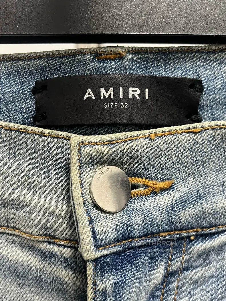 Amiri Amiri Size 32 Crane destroys old splash-ink jeans Size US 32 / EU 48 - 5 Thumbnail