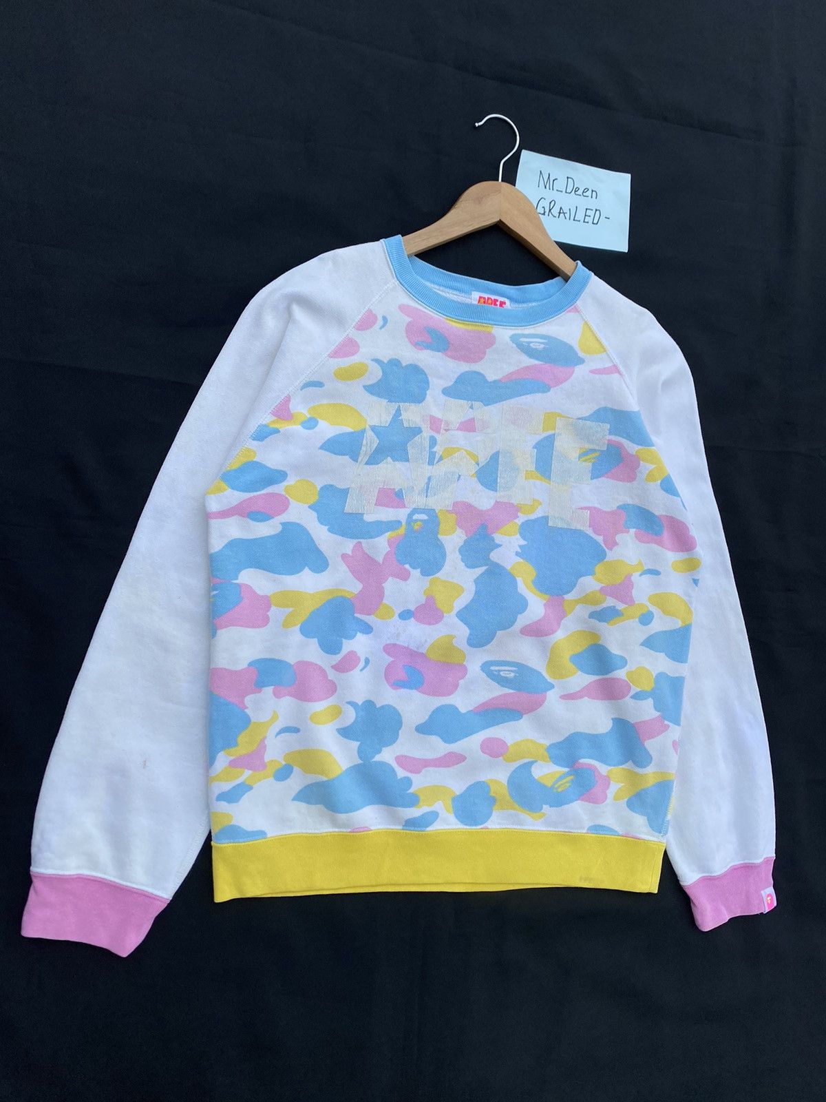 Bape Rare BAPE by Bathing Ape Camo Multicolor Sweater Size S / US 4 / IT 40 - 2 Thumbnail