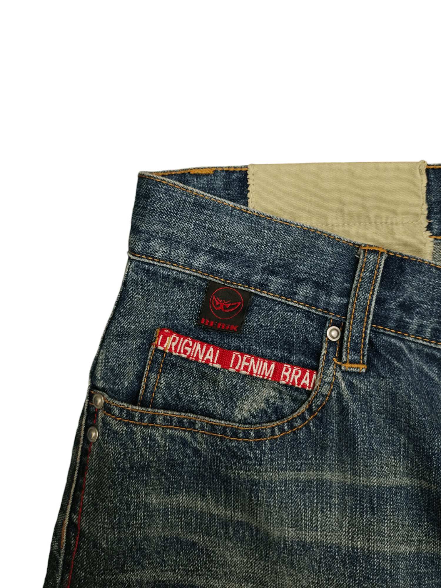 Hysteric Glamour Vintage Y2k Berik Design 3D Pocket Curve Denim Jeans Size US 32 / EU 48 - 6 Thumbnail