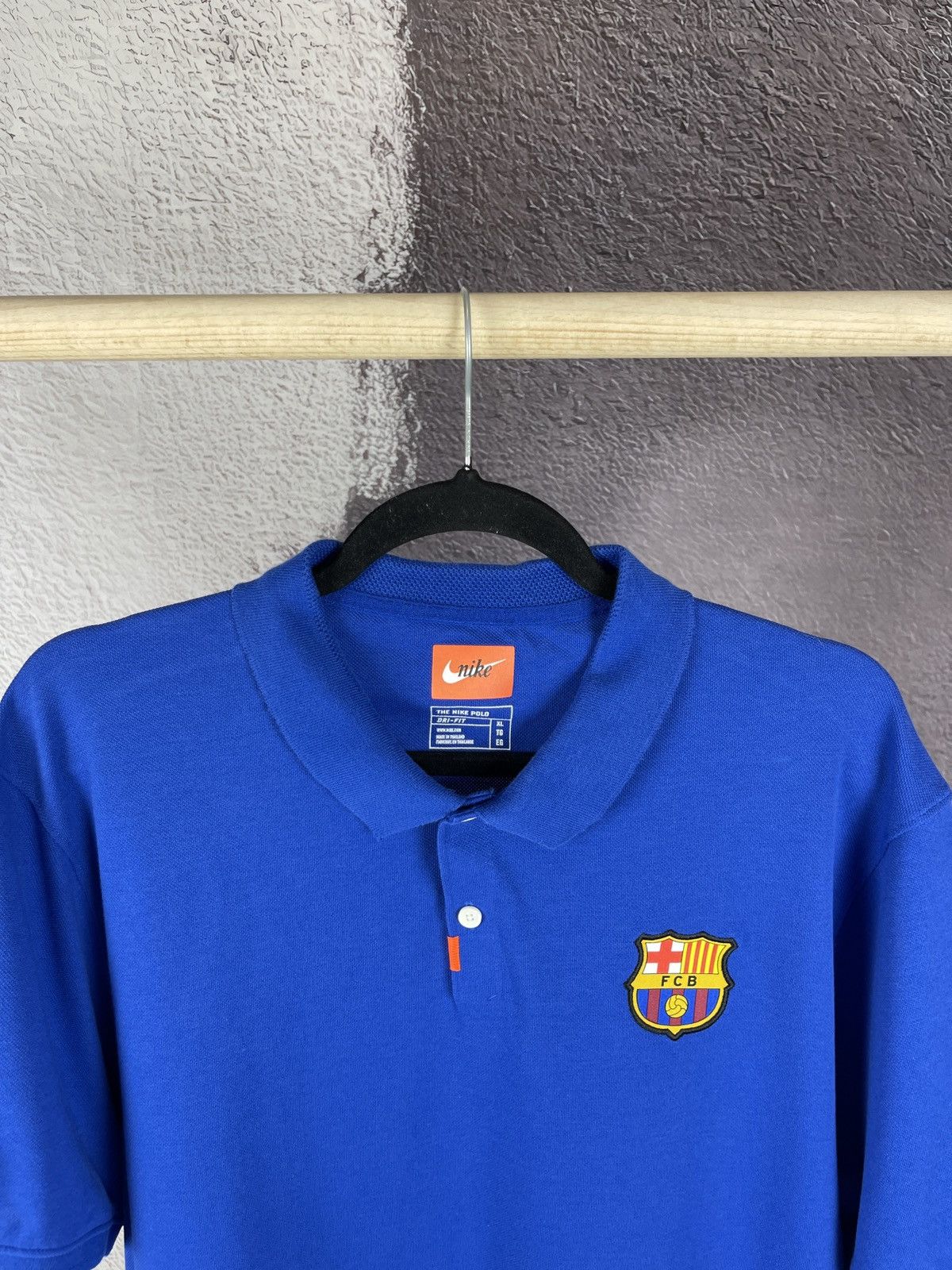 Nike Nike FC Barcelona blue dri-fit polo shirt hype blokecore Size US XL / EU 56 / 4 - 5 Thumbnail