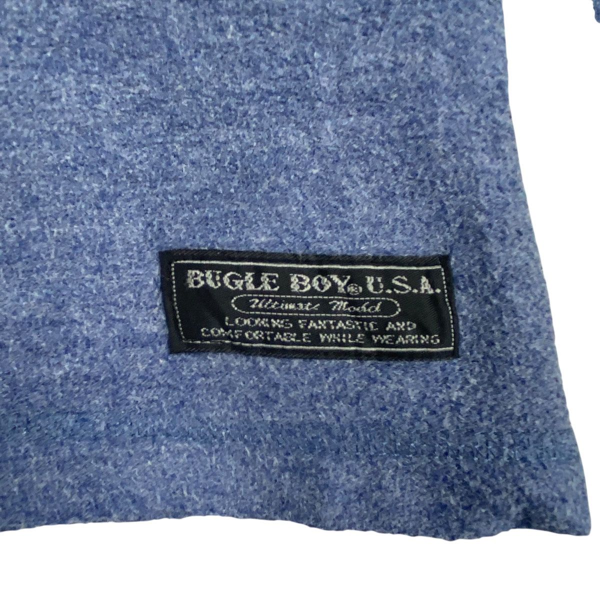 Bugle Boy × Vintage Vintage Bugle Boy Embroidered Sweatshirt Navy Blue Size M / US 6-8 / IT 42-44 - 4 Thumbnail