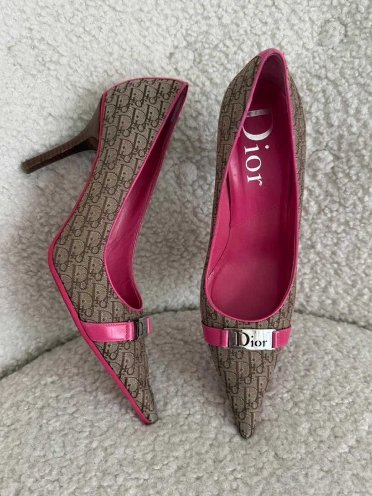 Dior Christian Dior Oblique Heels Size US 7.5 / IT 37.5 - 3 Thumbnail