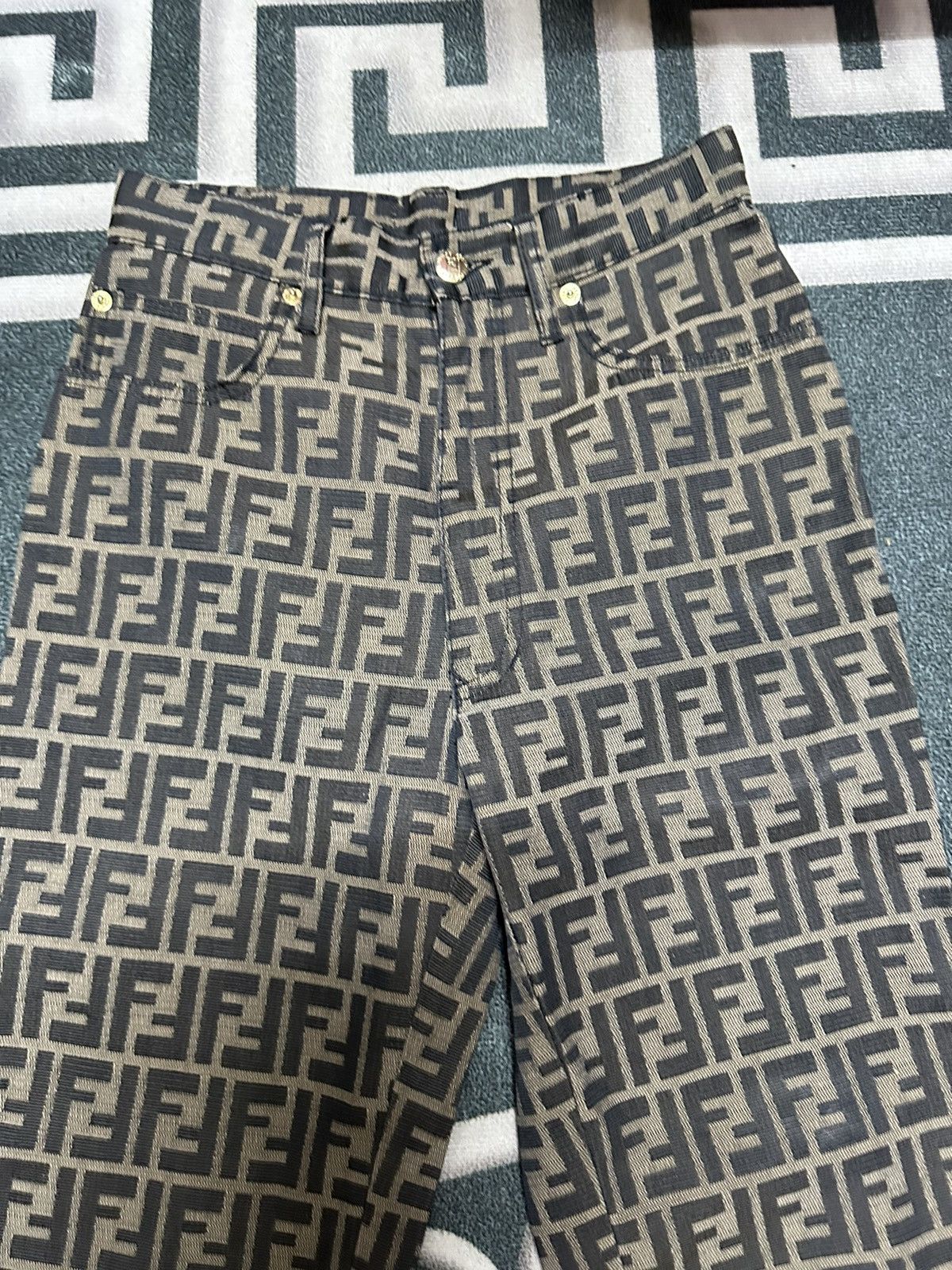 Fendi Fendi zucca pants Size 25" / US 0 / IT 36 - 8 Thumbnail