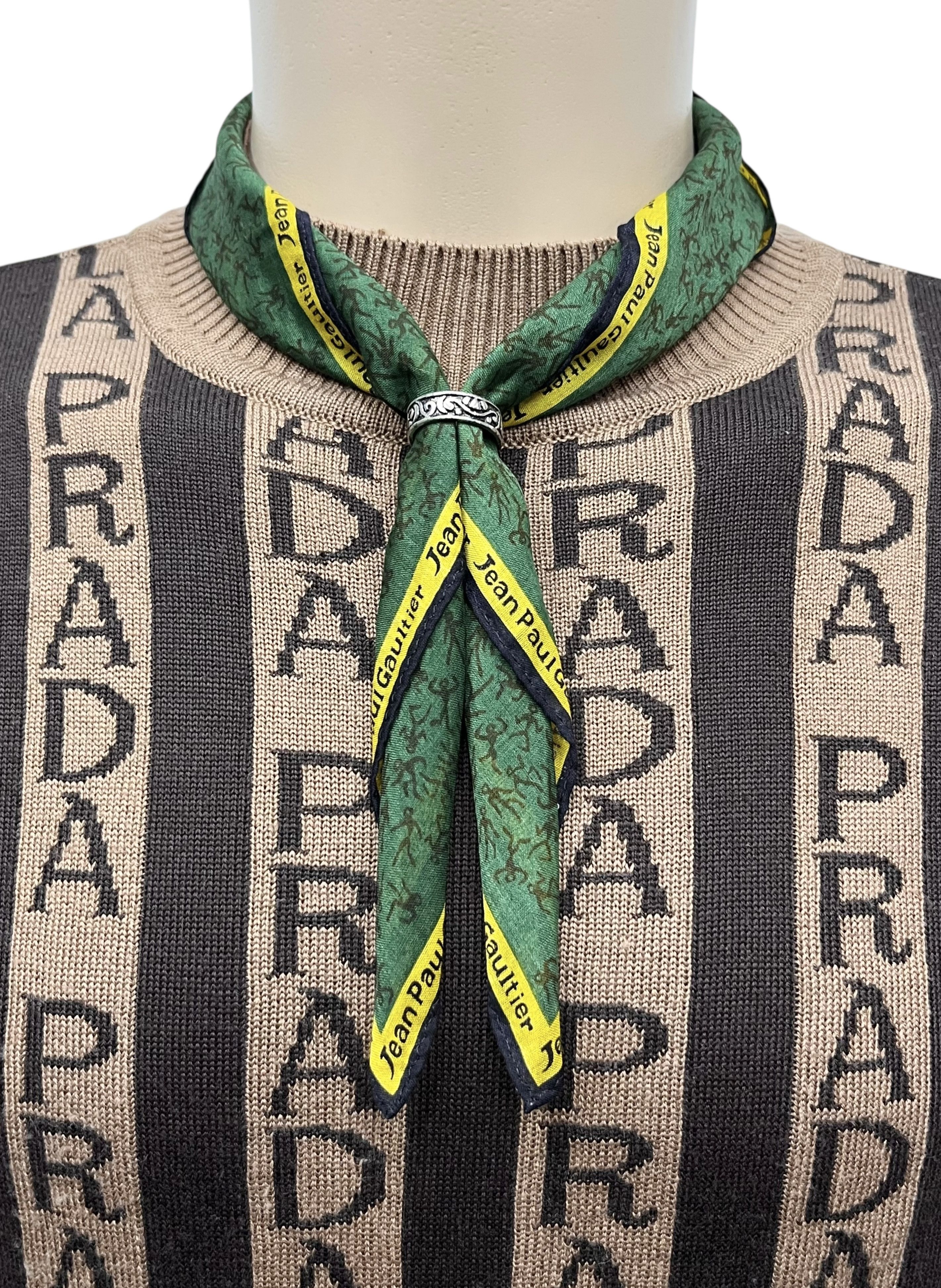 Jean Paul Gaultier JEAN PAUL GAULTIER Neckerchief Handkerchief Pocketsquare Size ONE SIZE - 3 Thumbnail